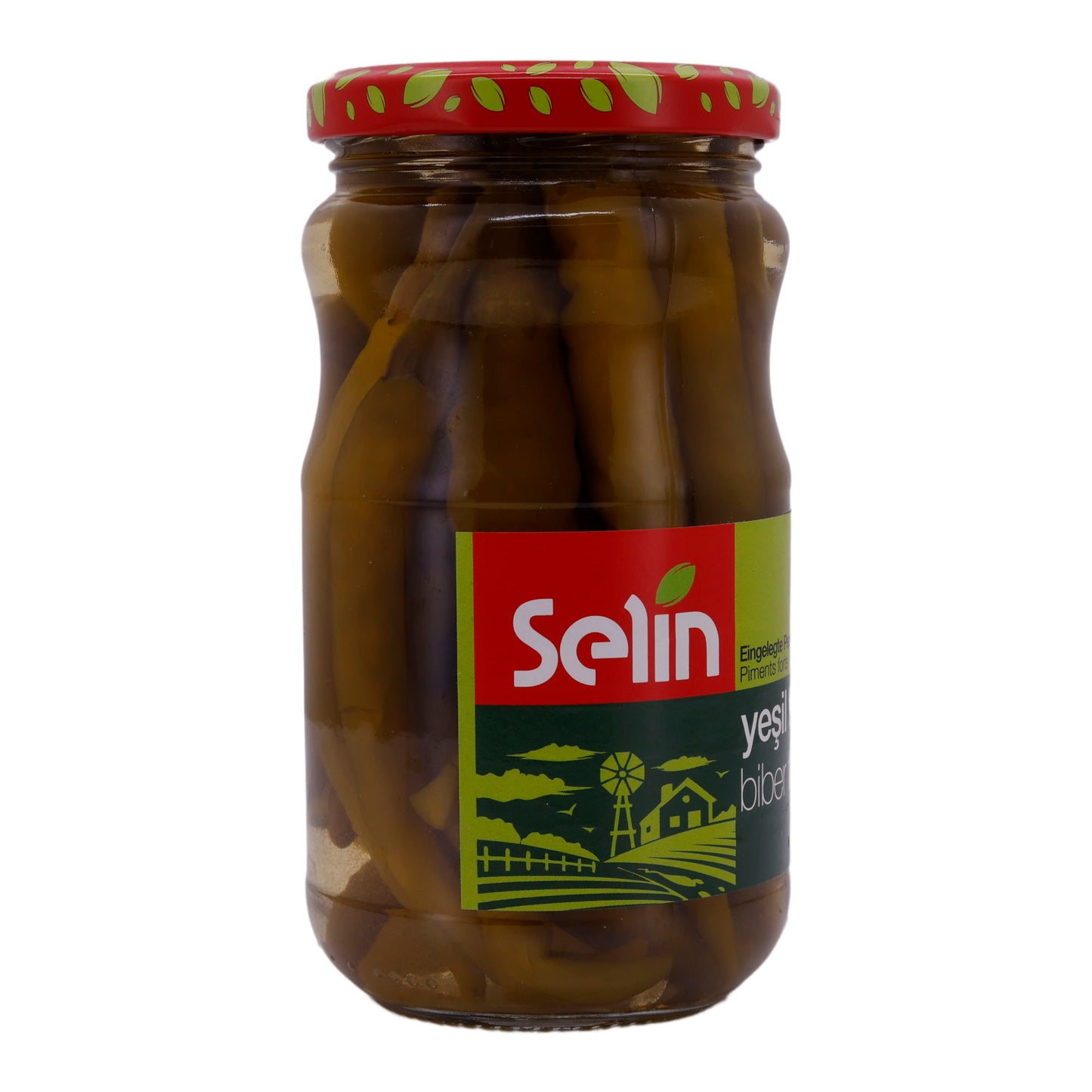 Gepekelde Peperoni Selin | Gepekelde Groene Peperoni | Pittige Lekkerijen | 330 g