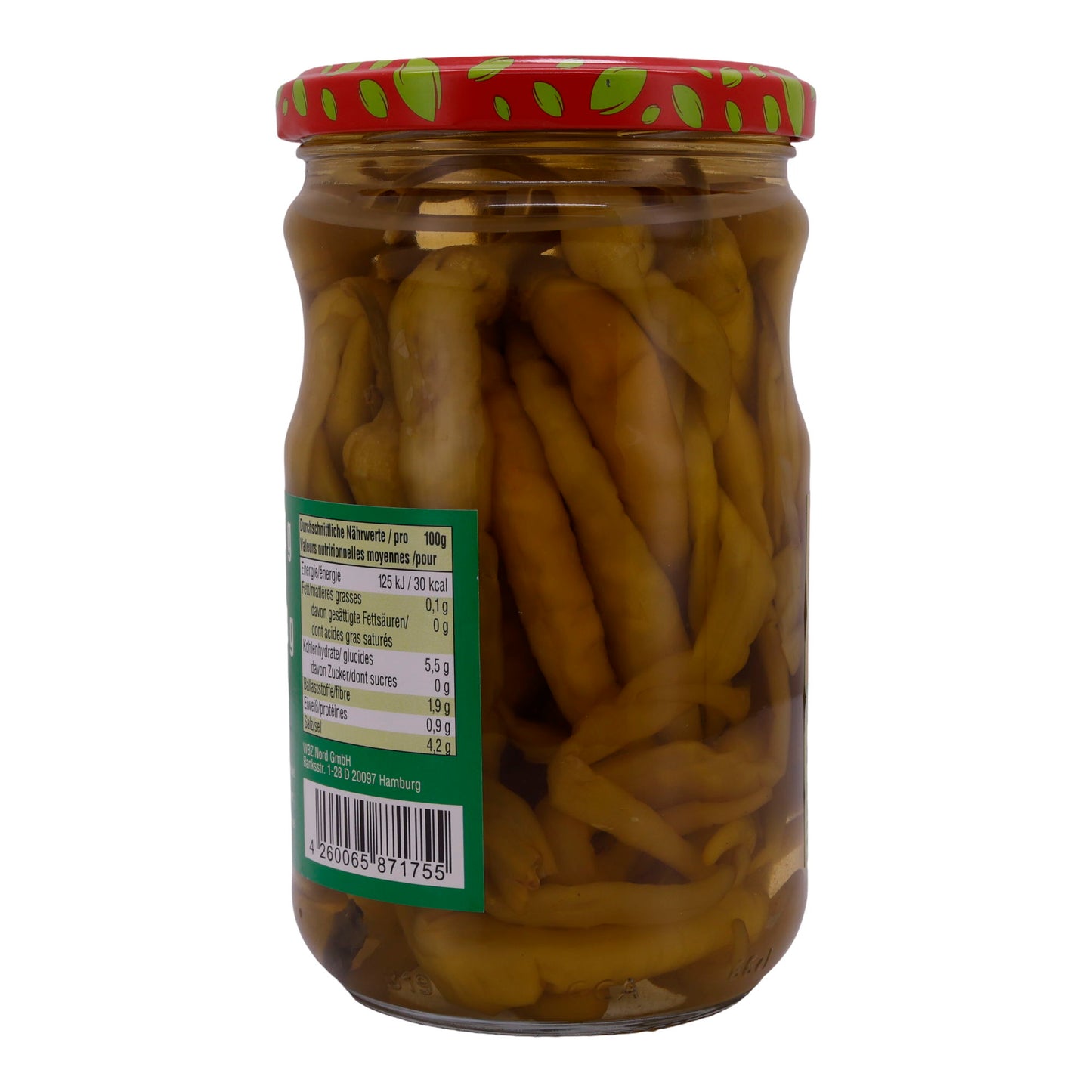 Paprika Selin | Lombardi | Ingelegde groene paprika | 540g