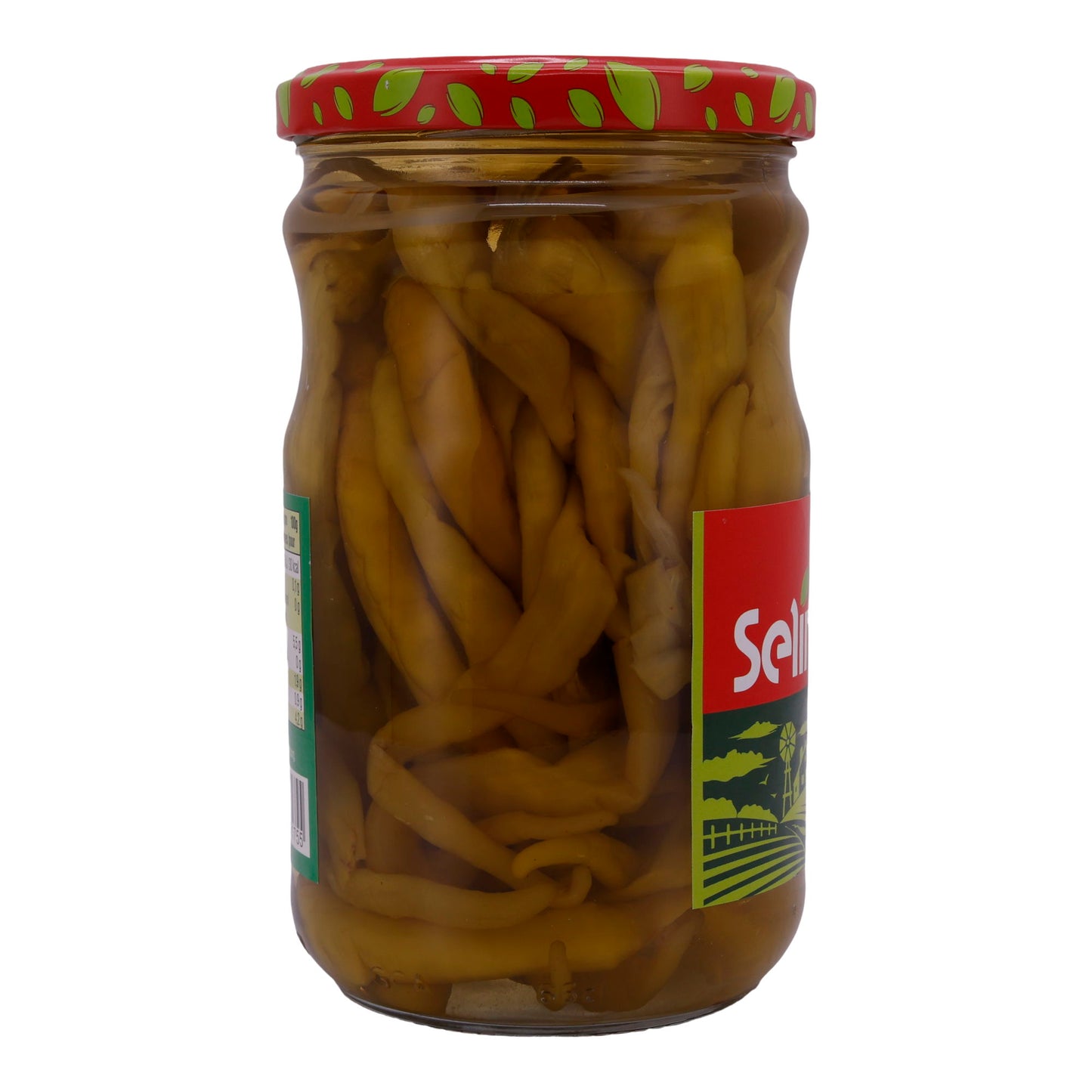 Paprika Selin | Lombardi | Ingelegde groene paprika | 540g