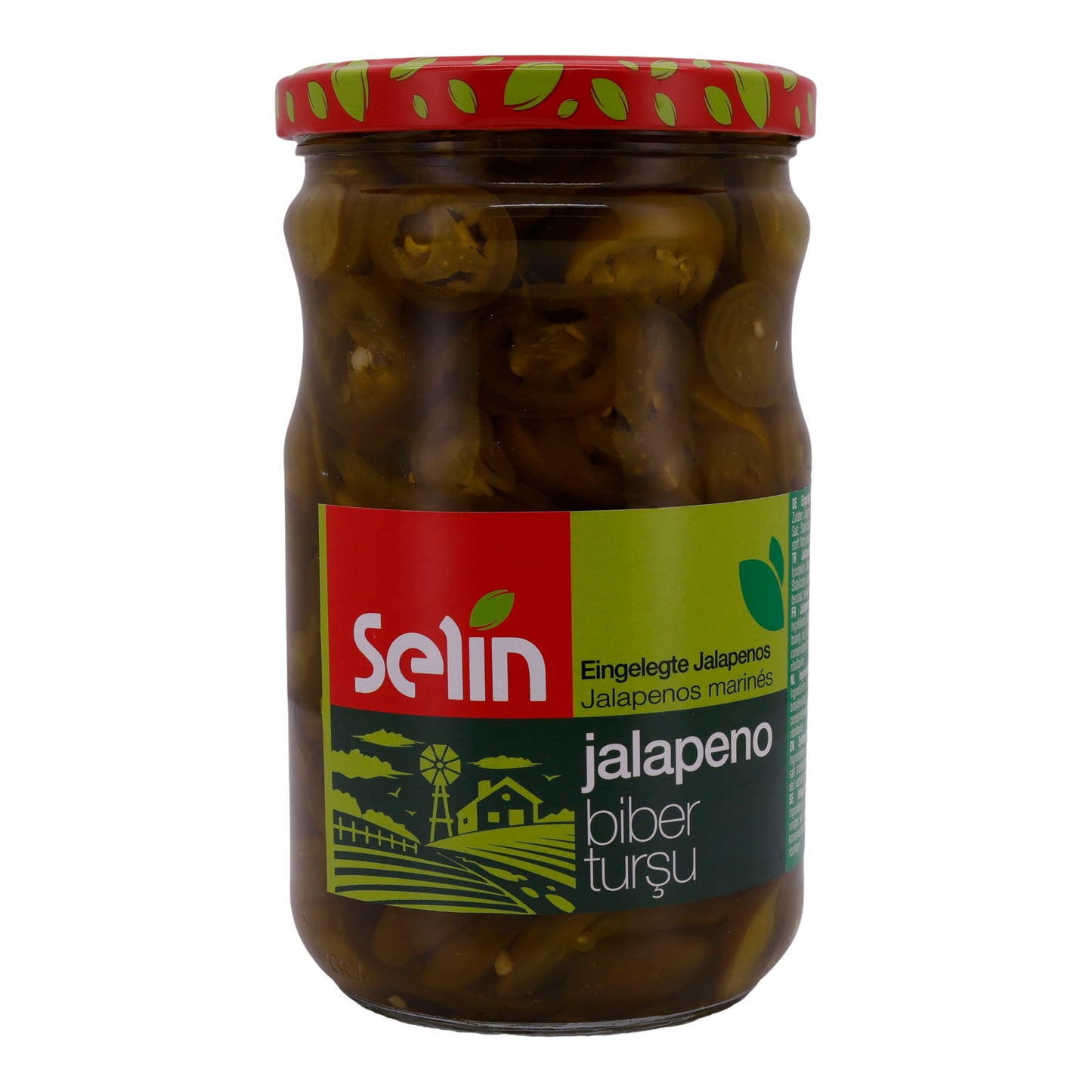 Jalapenos Selin | Ingelegde | Gemarineerde Jalapenos in azijn | 580g