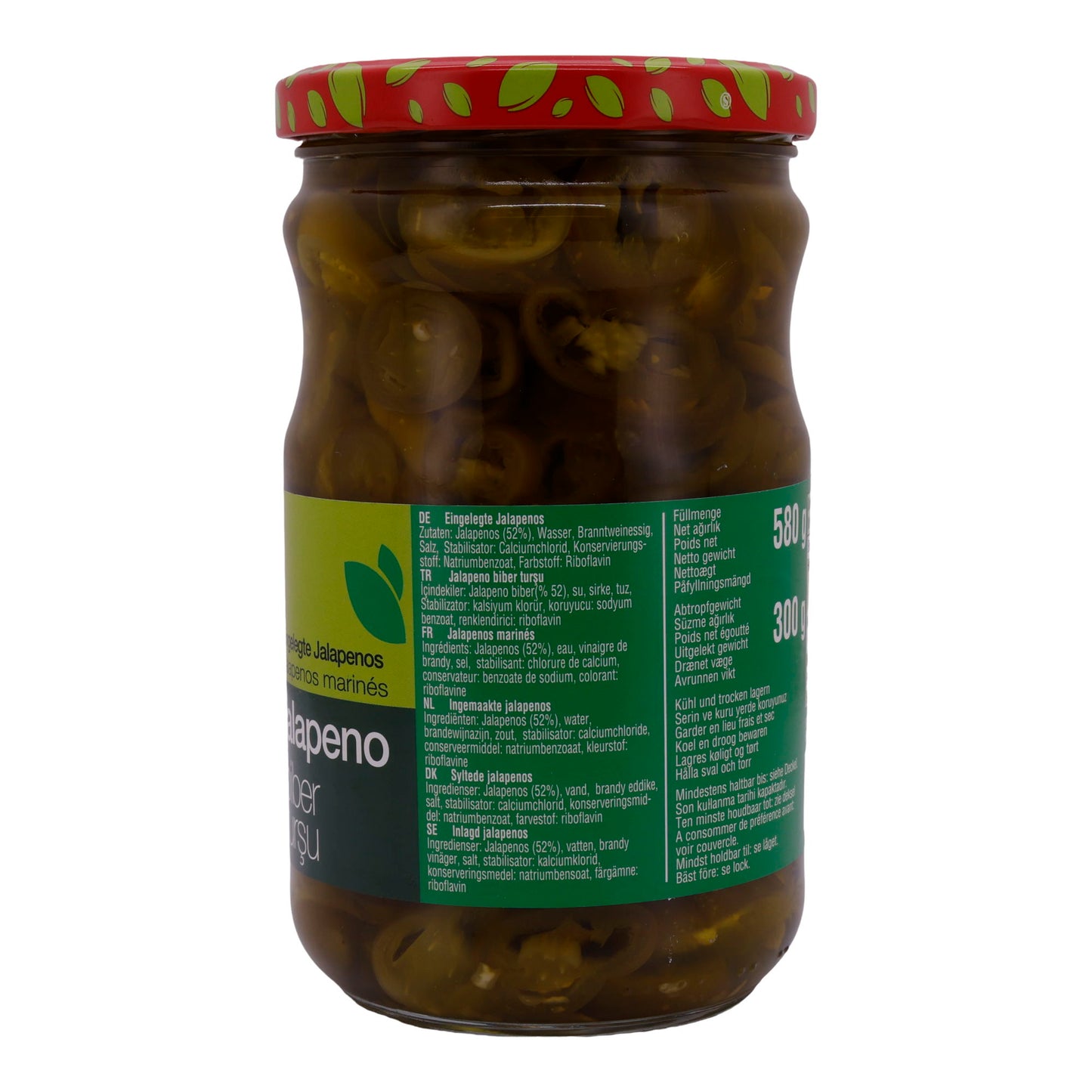 Jalapenos Selin | Ingelegde | Gemarineerde Jalapenos in azijn | 580g