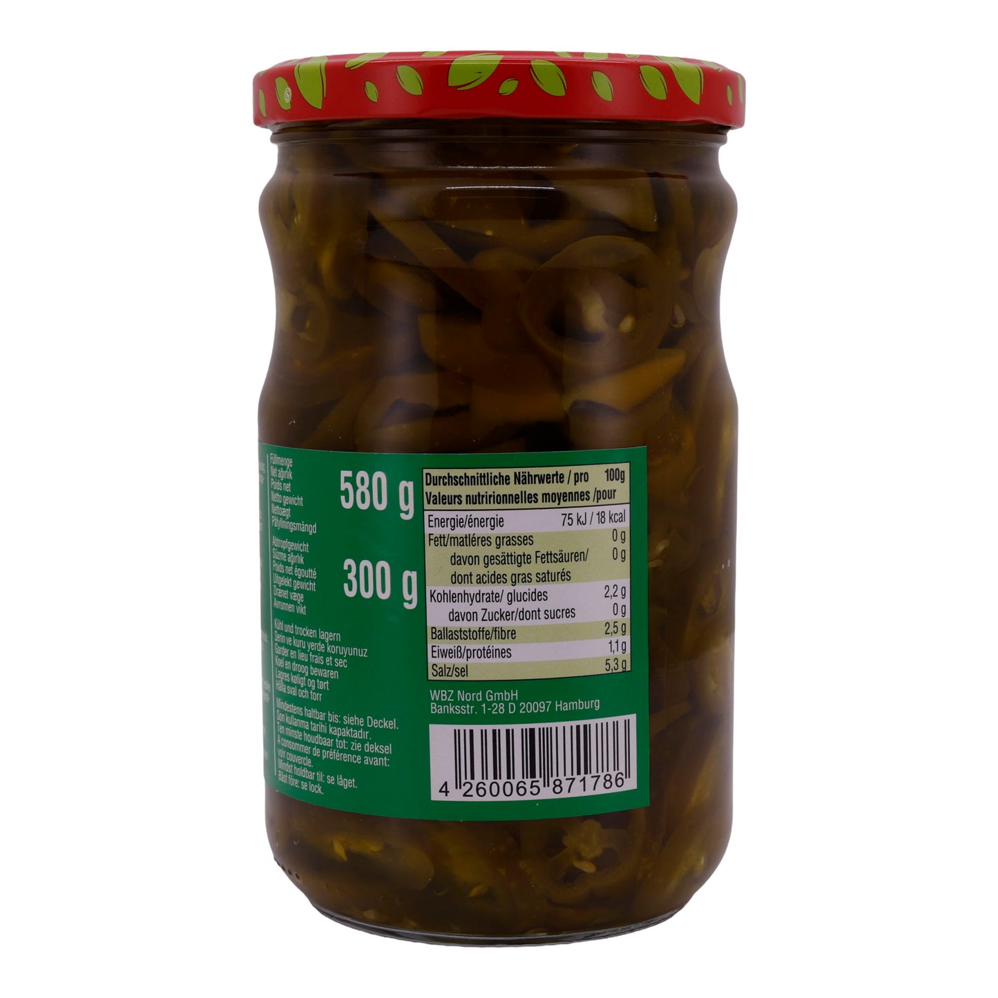 Jalapenos Selin | Ingelegde | Gemarineerde Jalapenos in azijn | 580g