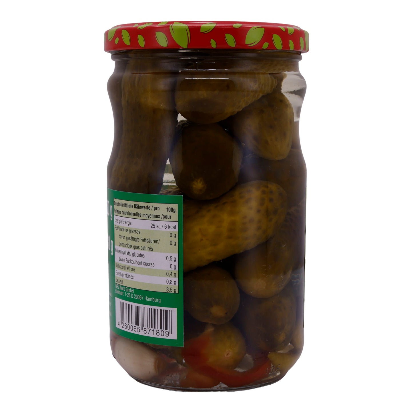 Gurken Selin | Ingelegde augurken in azijn | Met knoflook & paprika | 620g