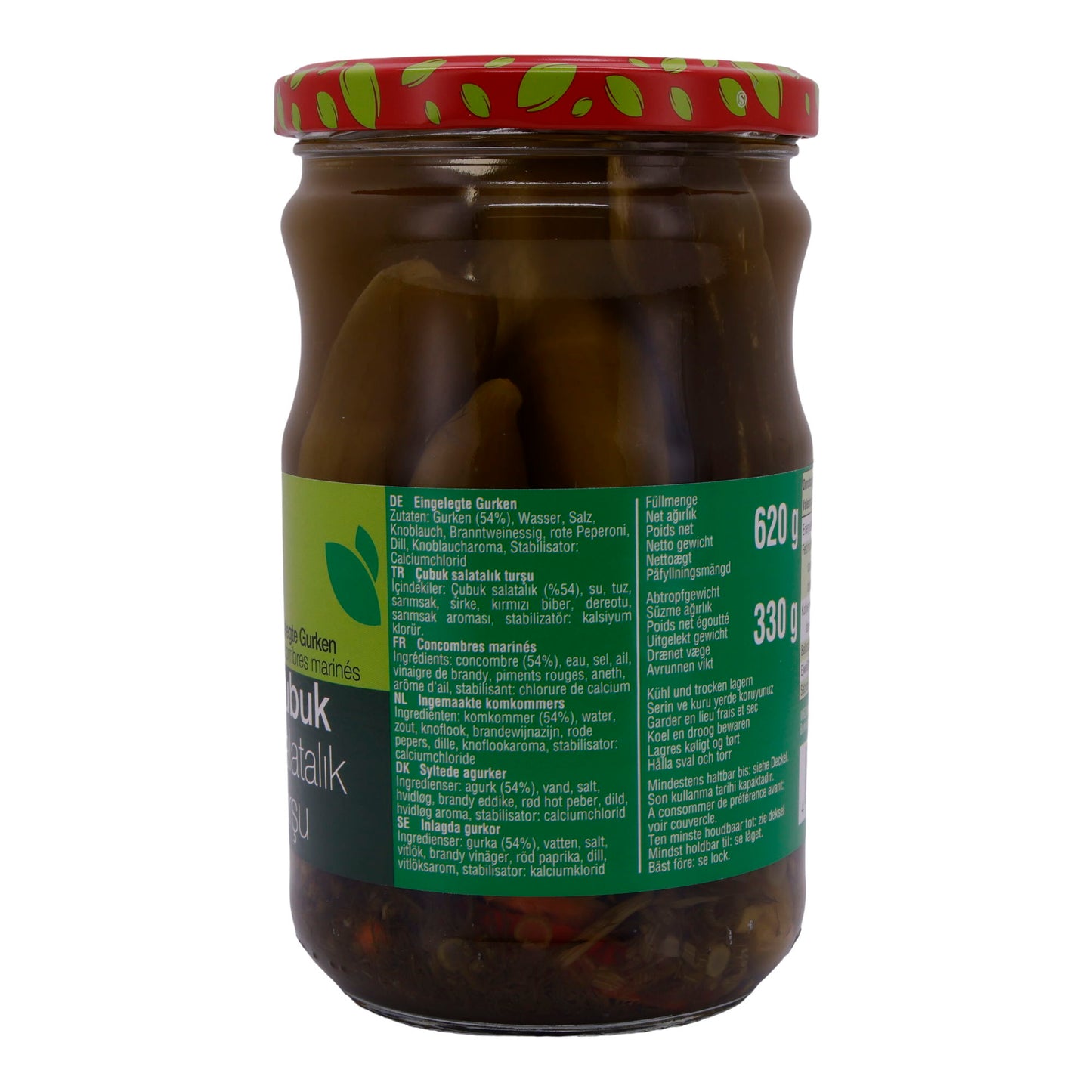 Gurken Selin | Çubuk Salatalık Turşu | Voor salades en bijgerechten | 620g
