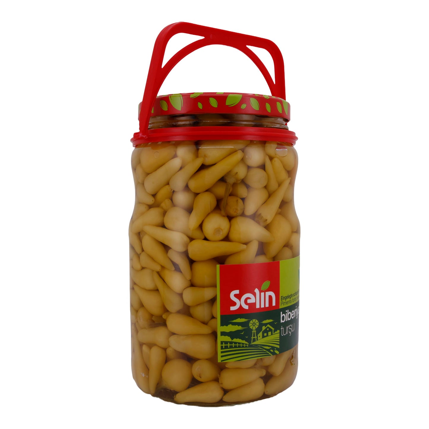 Peperoni Selin | Eingelegt, scharf | In Essig, würzig und frisch | 1500g