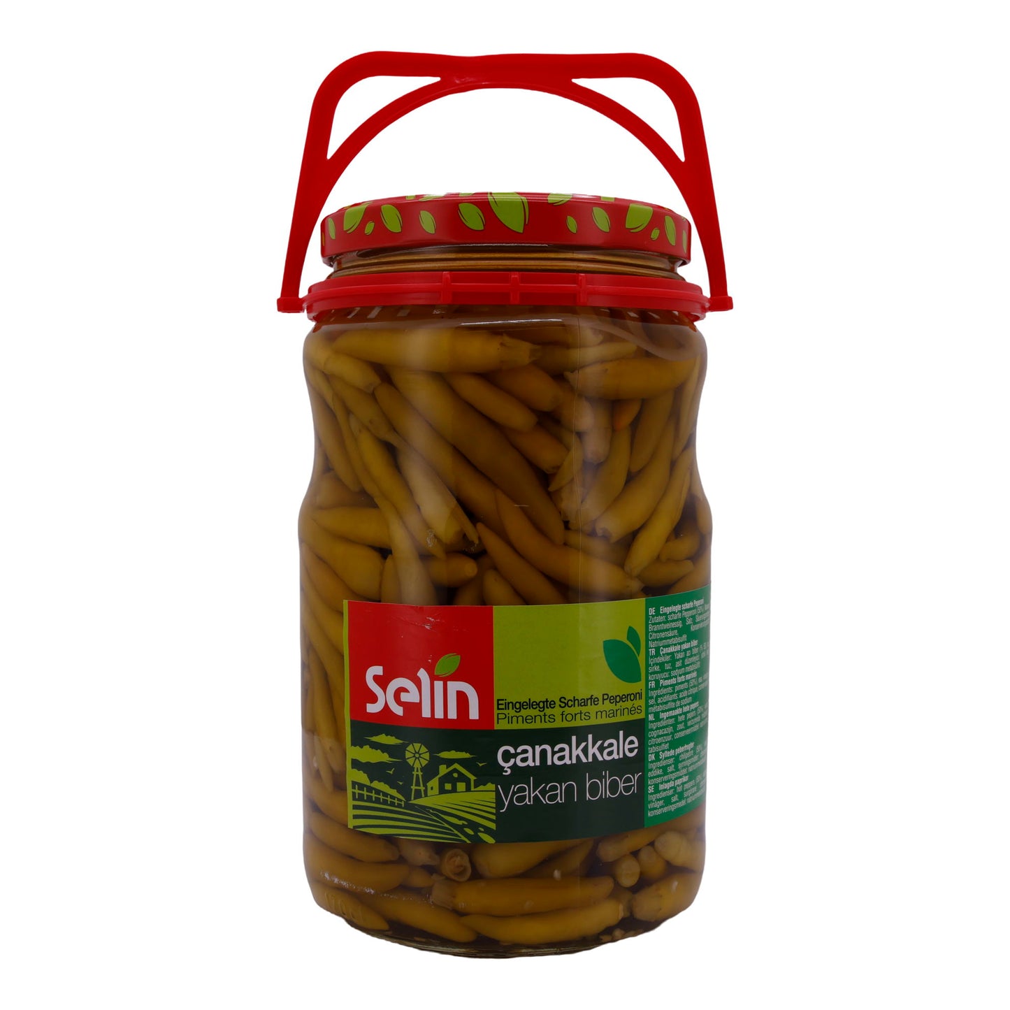 Peperoni Selin | Pittige | Gemarineerde Chili-Paprika | 1500g