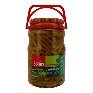 Peperoni Selin | Scharfe | Marinierte Chili-Paprika | 1500g SELIN