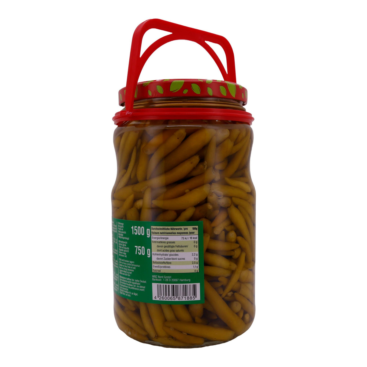 Peperoni Selin | Scharfe | Marinierte Chili-Paprika | 1500g SELIN