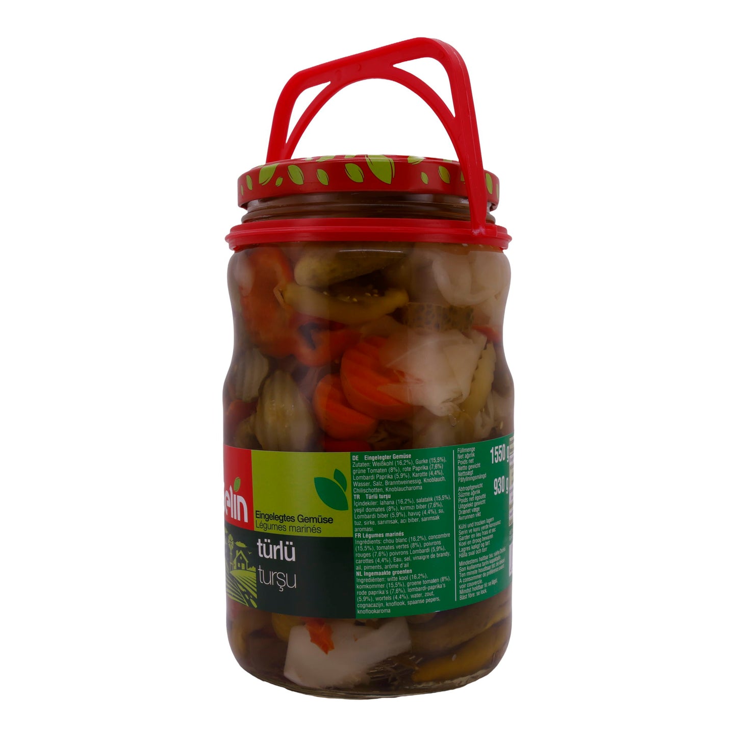 Gemüse Selin | Türlü Turşu | Gemengde ingelegde groenten | 1550g