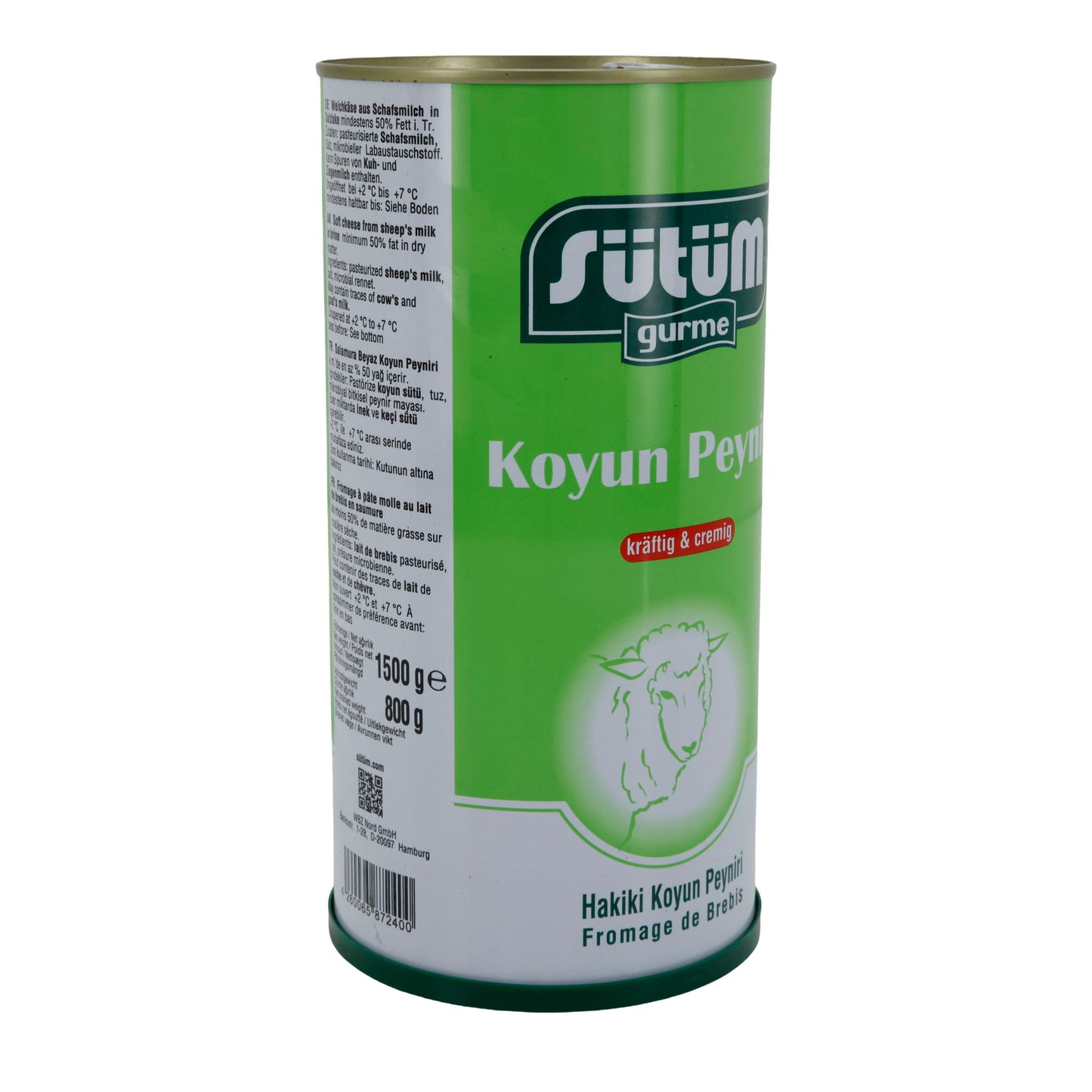 Fromage de brebis Sütüm Koyun Peyniri | Fromage de brebis en saumure | Fromage de brebis traditionnel | 1500 g