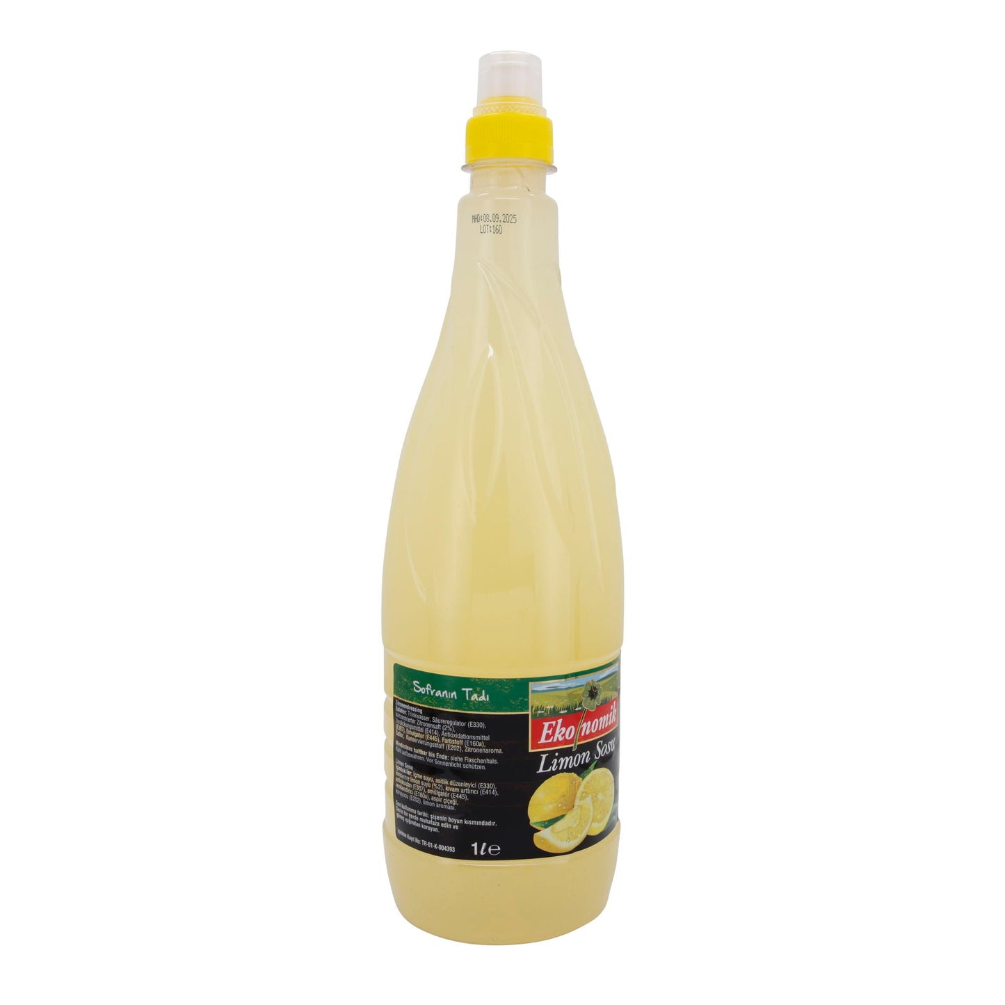 Zitronensauce Eko Nomik | Zitronensauce | Praktisch, vielseitig verwendbar | 1 Liter EKONOMIK