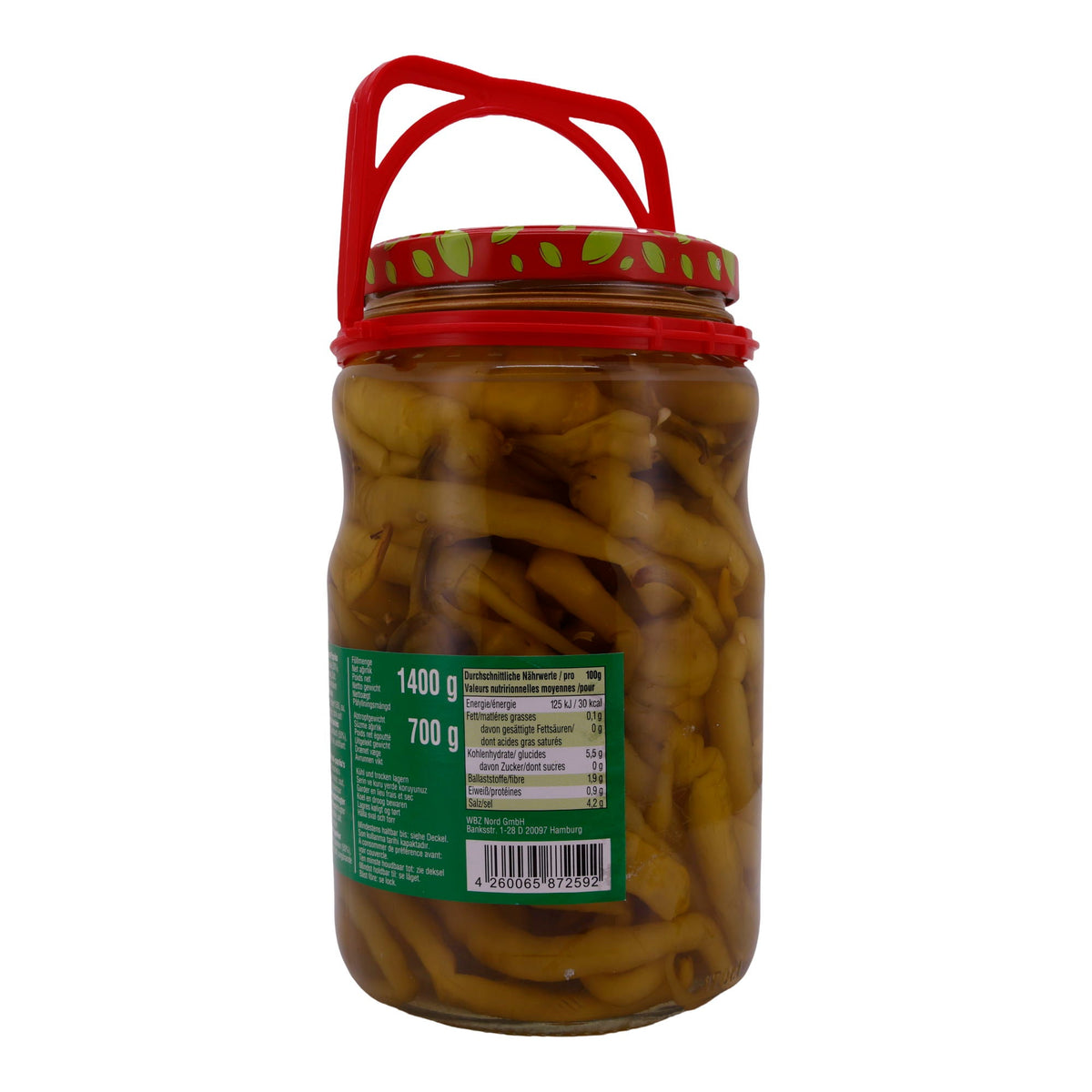 Paprika Selin | Lombardi | Eingelegte grüne Paprika | 1400g SELIN