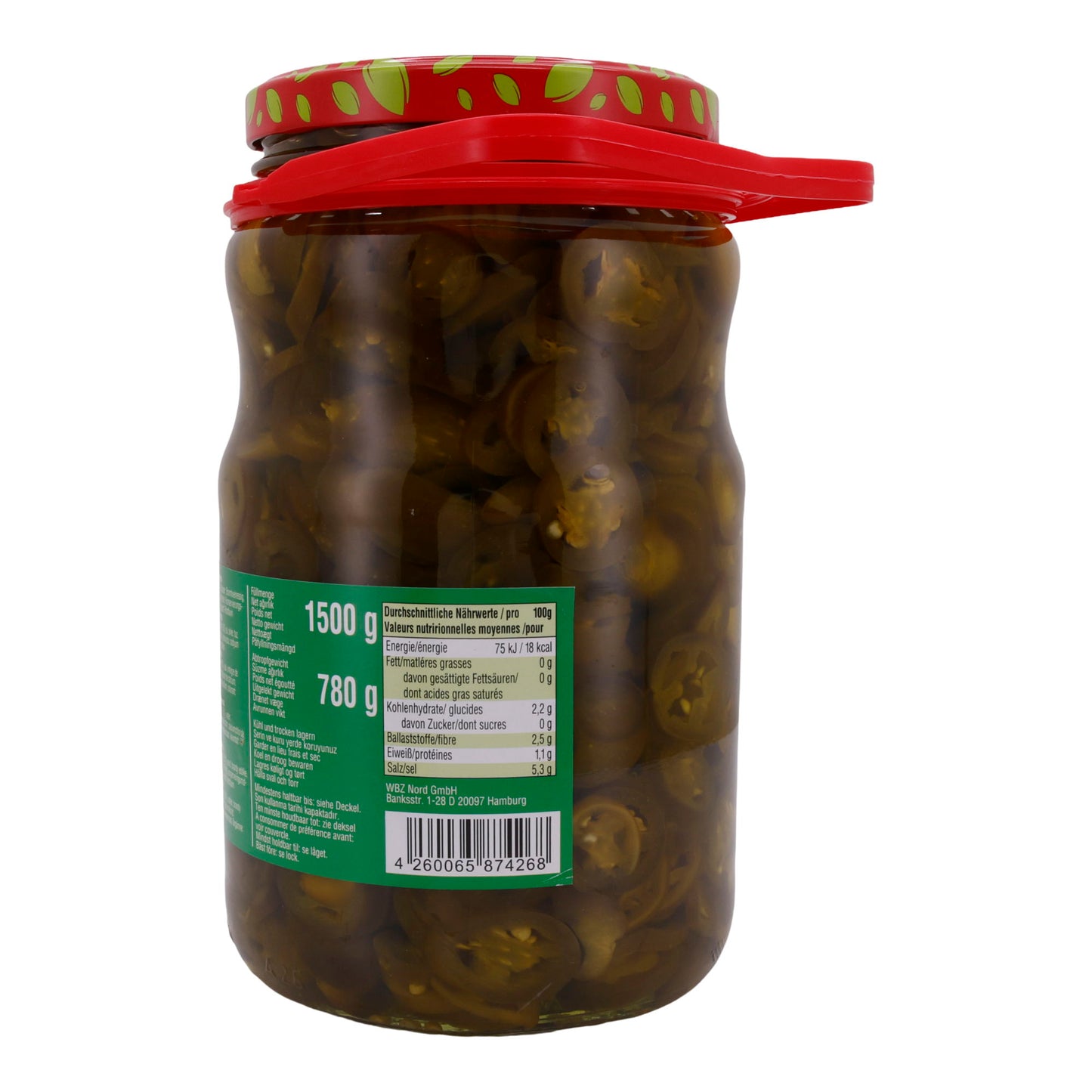 Peperoni Selin | Jalapeños | Pittig en knapperig | 1500g