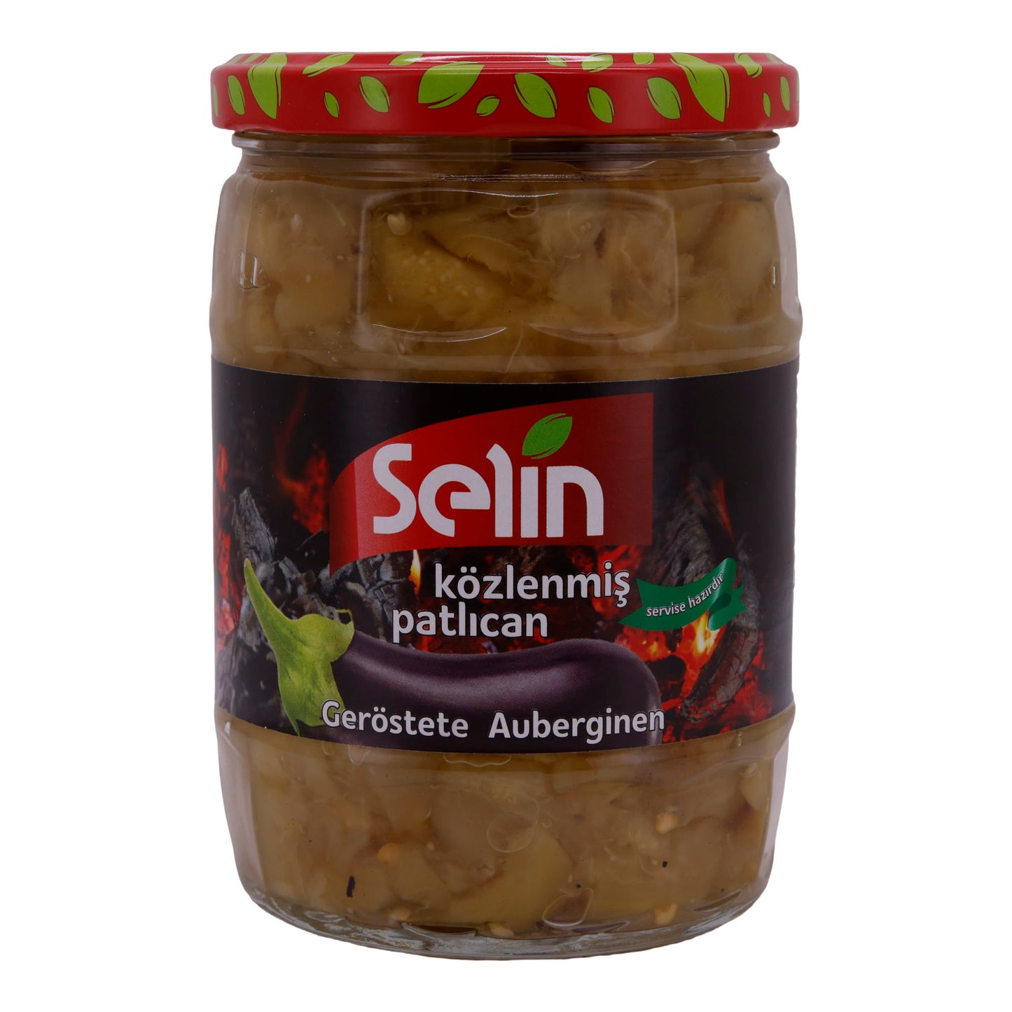 Aubergines Selin | Geroosterd | In Pekel | 510g