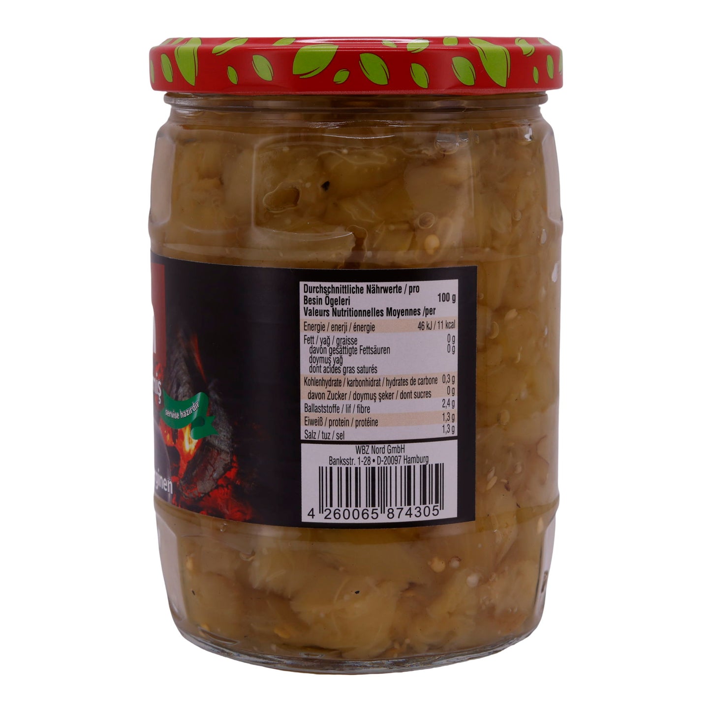 Aubergines Selin | Geroosterd | In Pekel | 510g