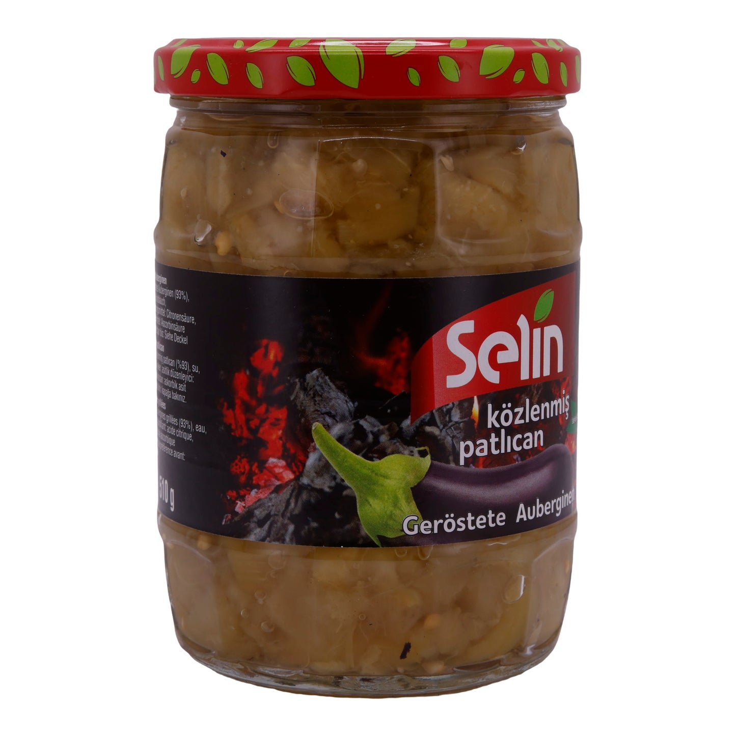Aubergines Selin | Geroosterd | In Pekel | 510g