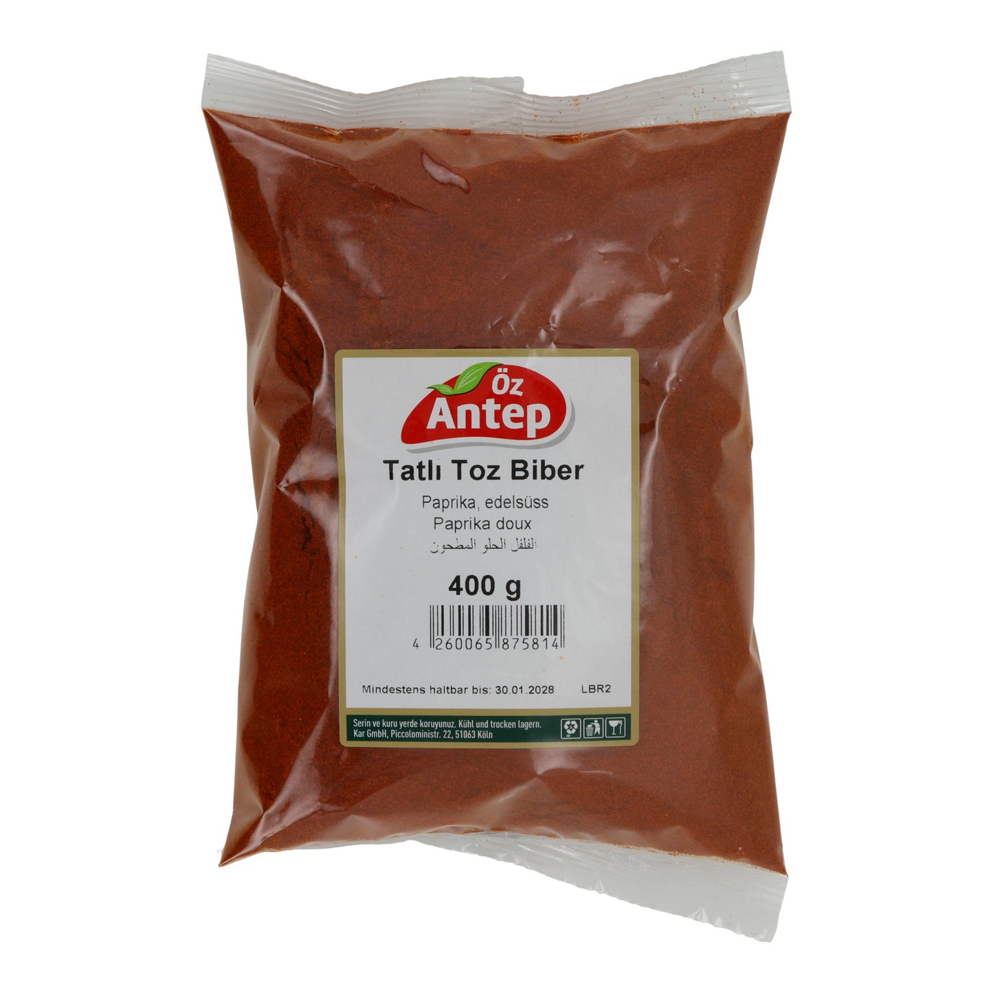 Paprika Öz Antep Zoete Poedervlinder | Kruiden | Mildzoet | 400 g