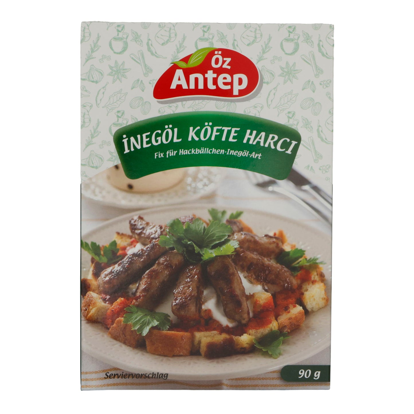 Köfte Harcı Öz Antep | İnegöl | Kruidenmix voor gehaktballetjes | 90g