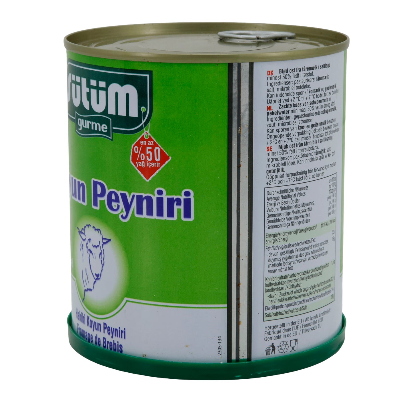 Fromage de brebis Sütüm Koyun Peyniri | Traditionnel | En saumure | 750 g