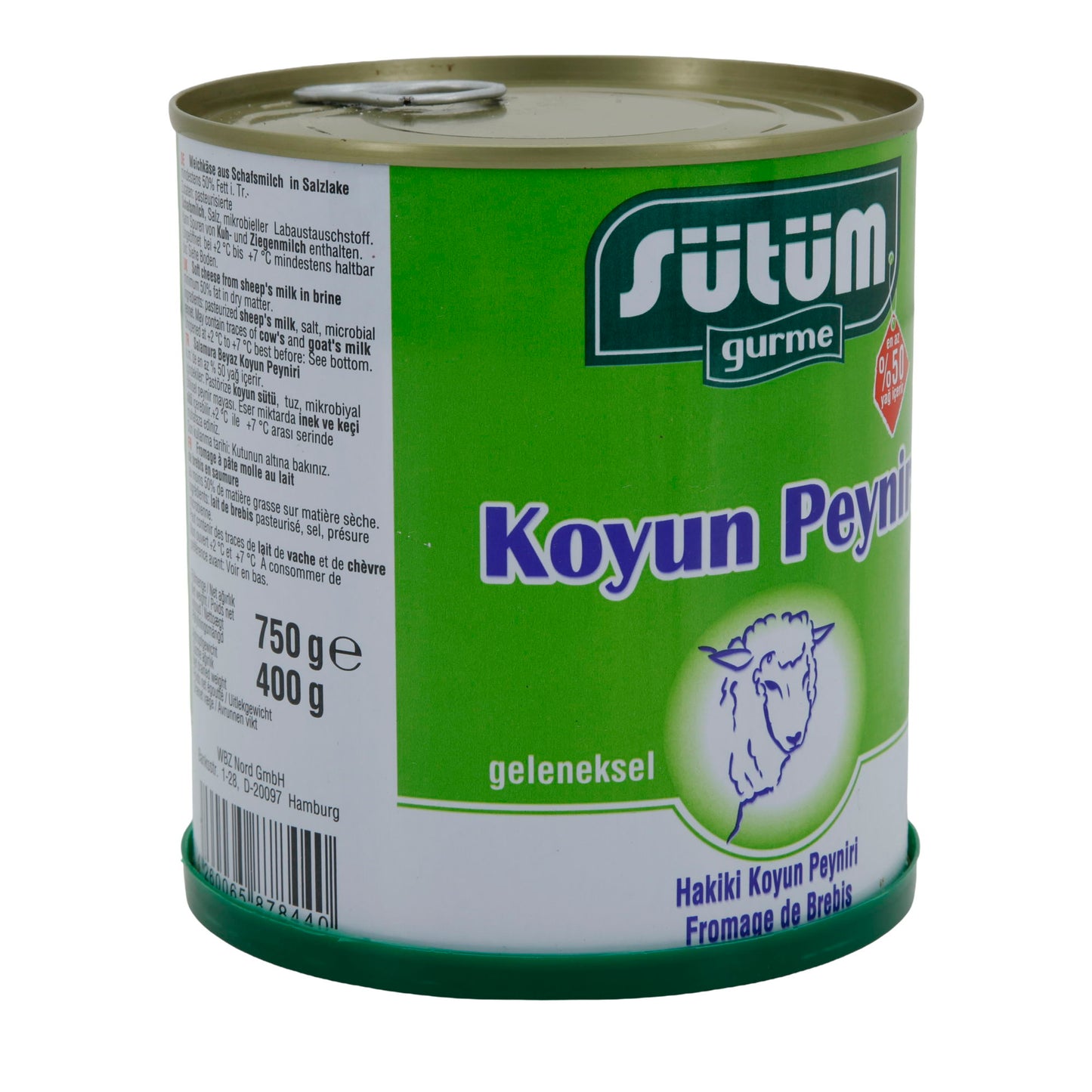 Fromage de brebis Sütüm Koyun Peyniri | Traditionnel | En saumure | 750 g