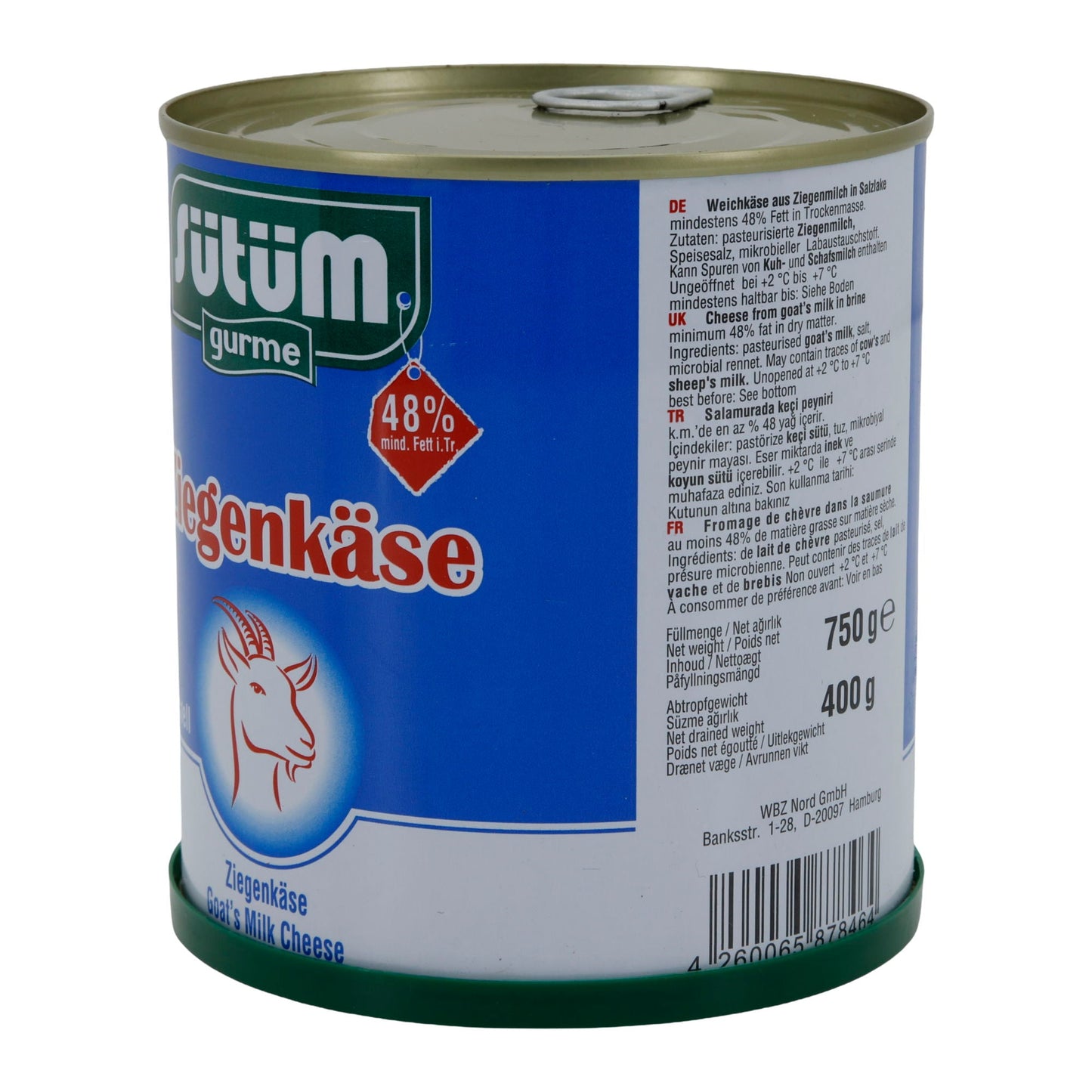 Ziegenkäse Sütüm Ziegenkäse | Weichkäse aus Ziegenmilch in Salzlake | 750 g SUETUEM