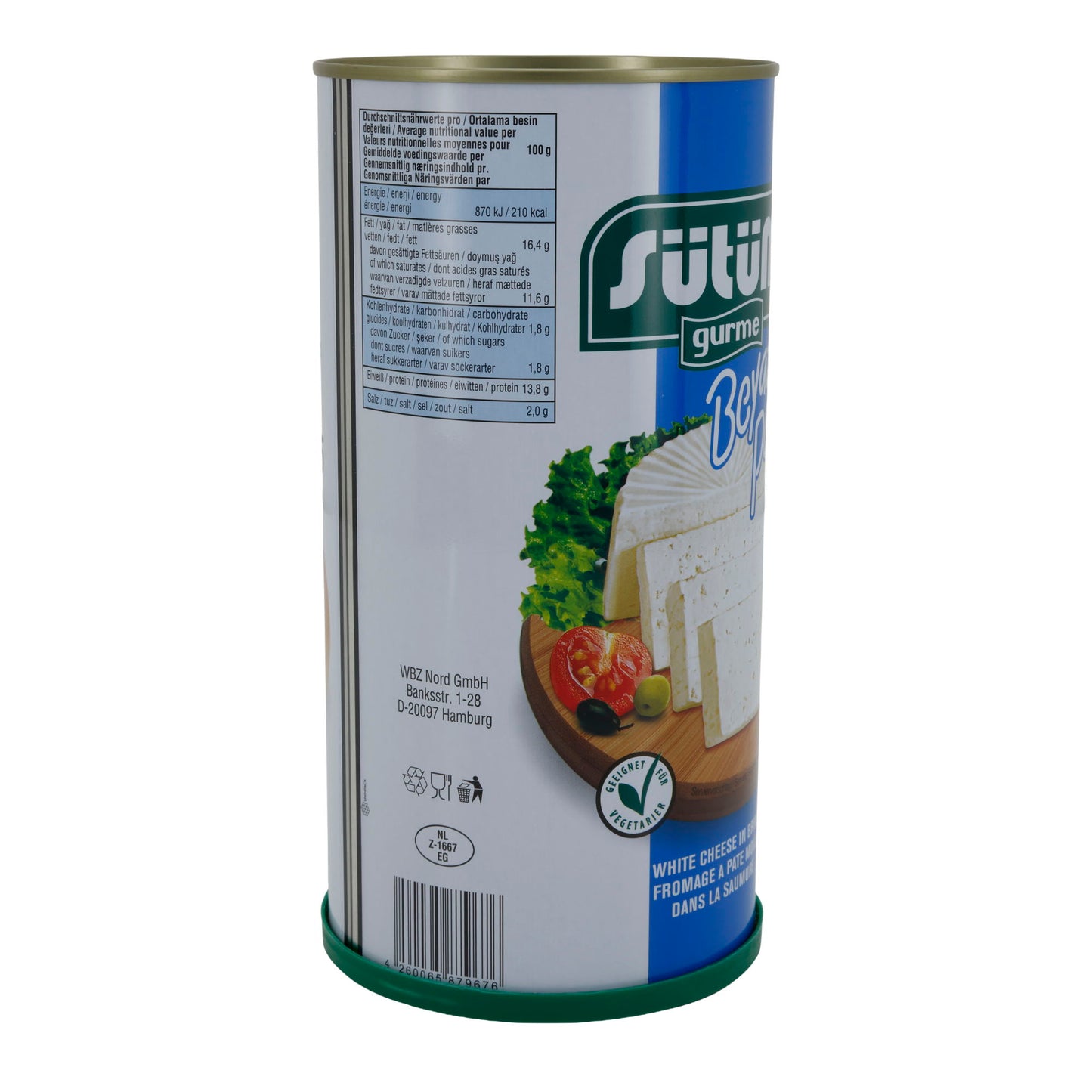 Weißkäse Sütüm Beyaz Peynir | Weißkäse in Salzlake | 45 % Fett i. Tr. | 1500 g