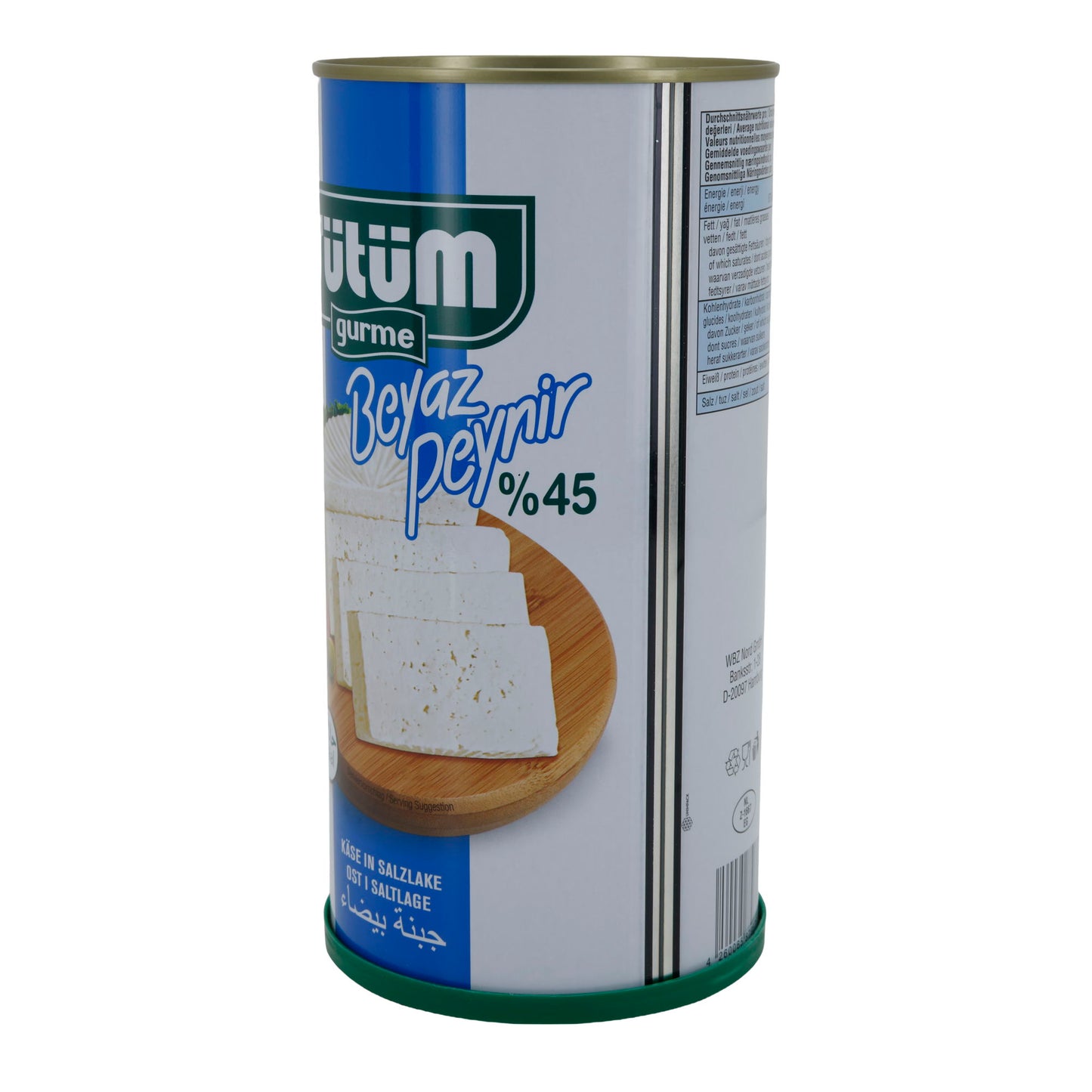 Weißkäse Sütüm Beyaz Peynir | Weißkäse in Salzlake | 45 % Fett i. Tr. | 1500 g