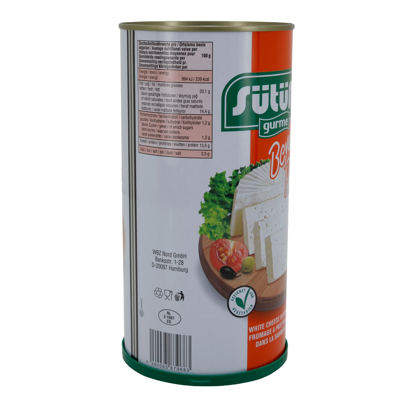 Weißkäse Sütüm Beyaz Peynir | Weißkäse in Salzlake | 55 % Fett i. Tr. | 1500 g