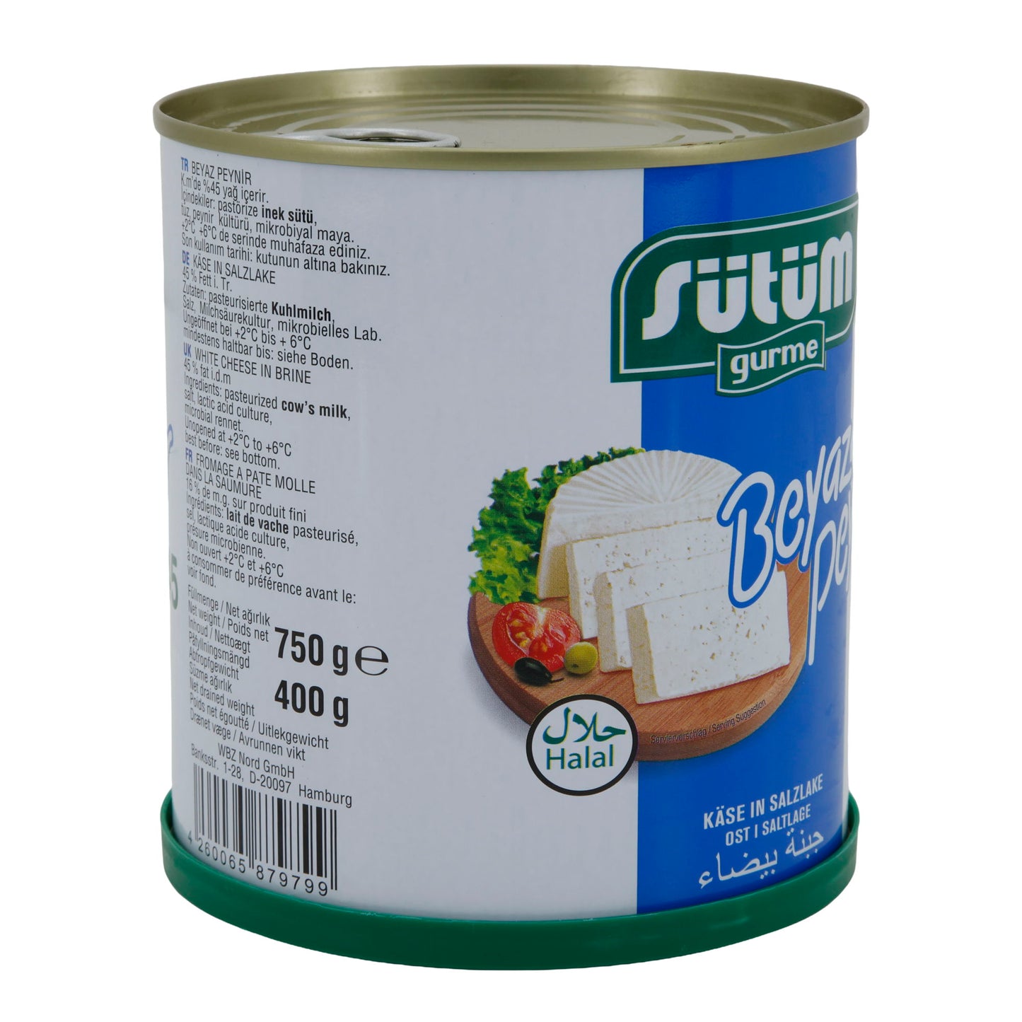 Weißkäse Sütüm Beyaz Peynir | Weißkäse in Salzlake | 45 % Fett i. Tr. | 750 g