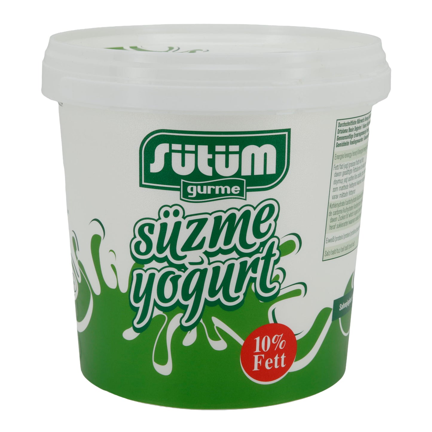 Dorfjoghurt Sütüm Köy Yoğurdu | Yogurt | Yogurt tradizionale di villaggio con 10% di grassi | 1000 g