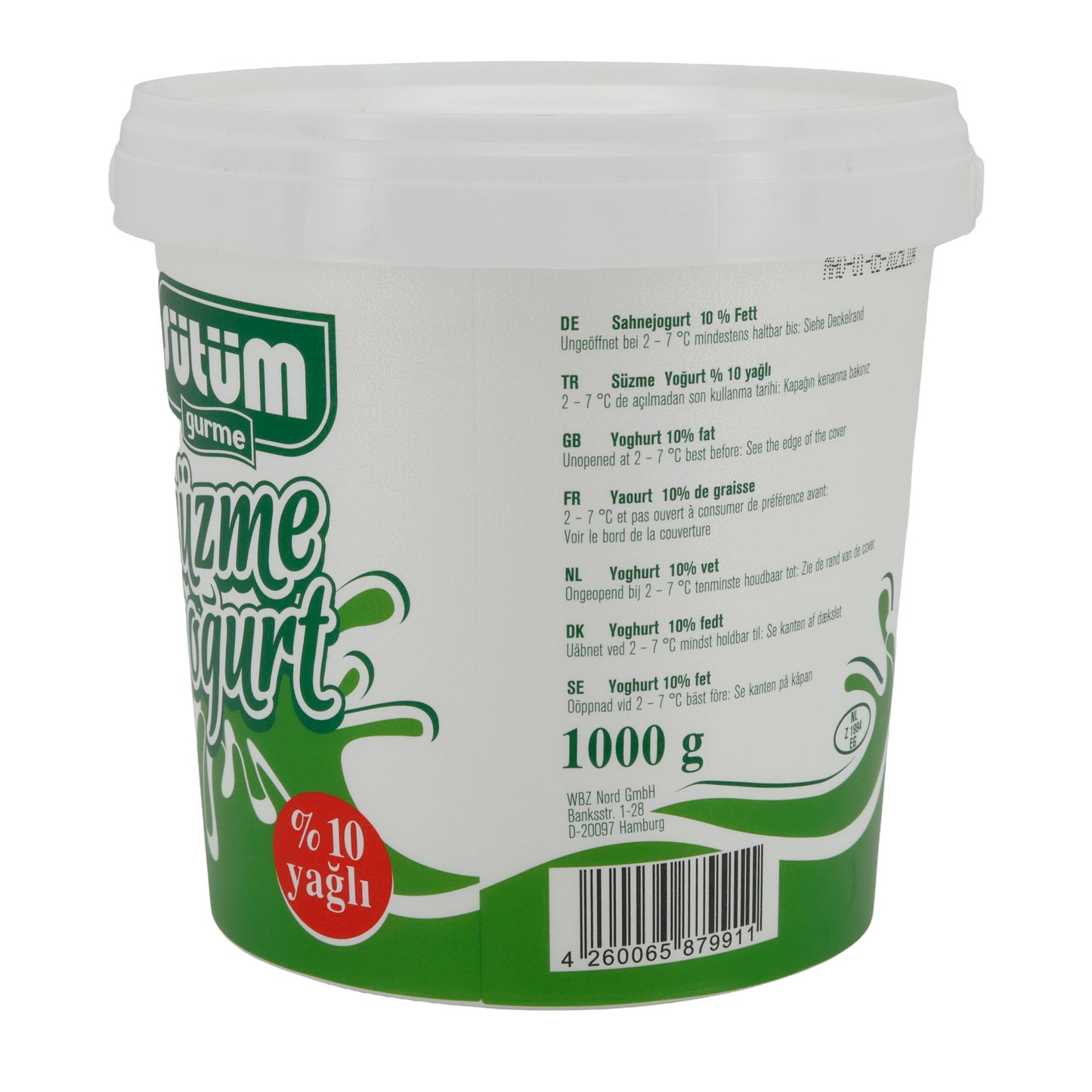 Dorfjoghurt Sütüm Köy Yoğurdu | Yogurt | Yogurt tradizionale di villaggio con 10% di grassi | 1000 g