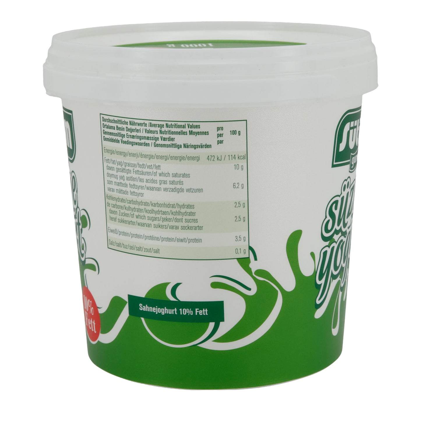Dorfjoghurt Sütüm Köy Yoğurdu | Yogurt | Yogurt tradizionale di villaggio con 10% di grassi | 1000 g