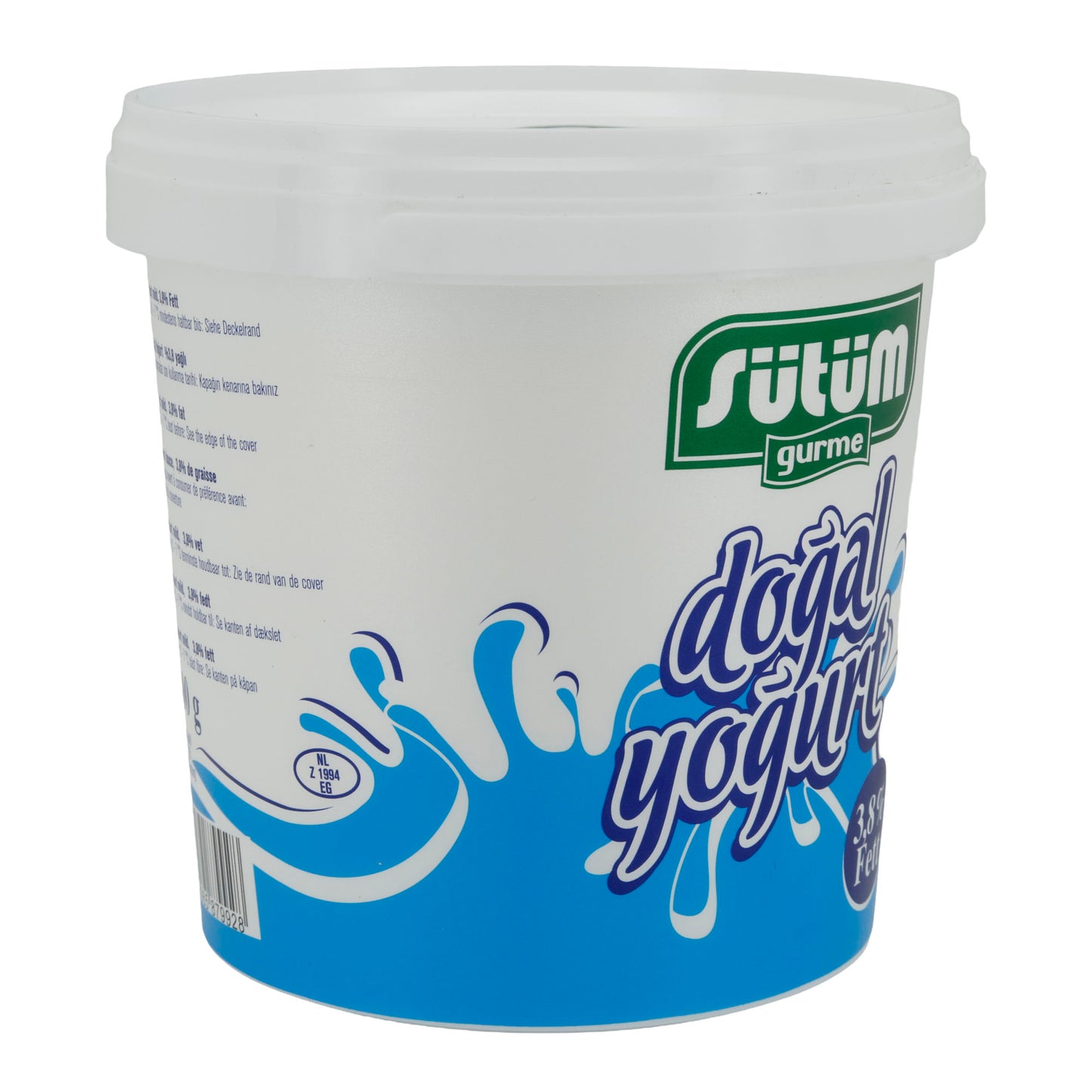 Naturjoghurt Sütüm Doğal Yoğurt | Yoğurt | %3,8 Yağlı | 1000 g