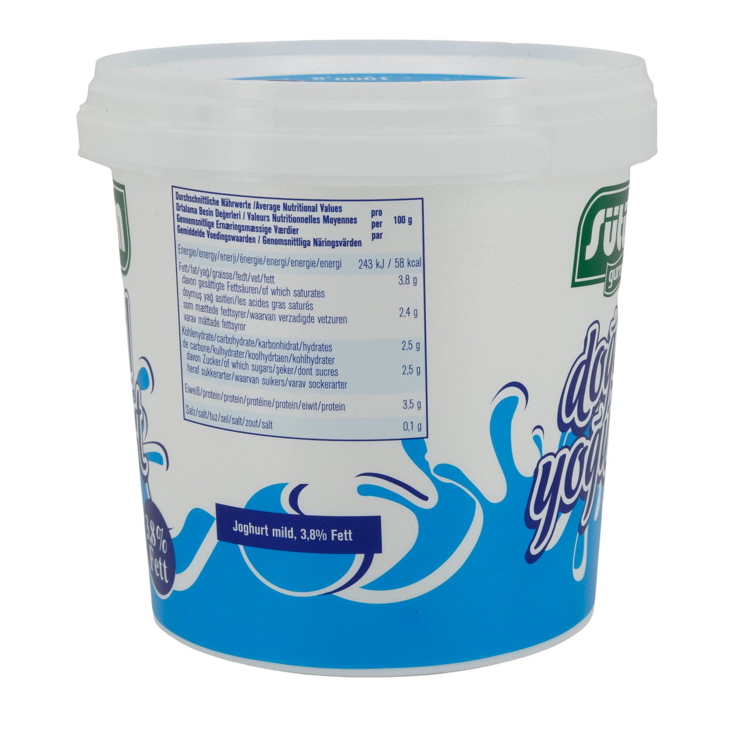 Naturjoghurt Sütüm Doğal Yoğurt | Yoğurt | %3,8 Yağlı | 1000 g