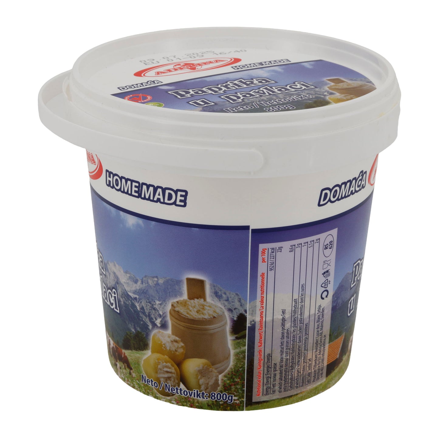 Paprika Adelina Paprika U Pavlaci | Paprika | Paprika in panna acida | 800 g