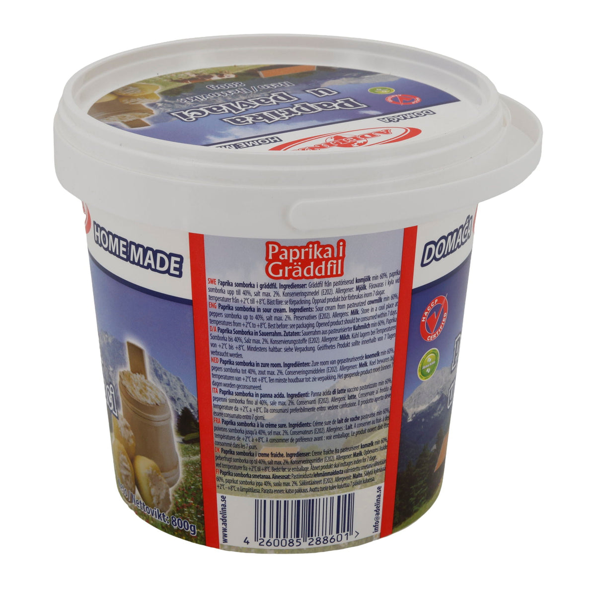 Paprika Adelina Paprika U Pavlaci | Paprika | Paprika in Sauerrahm | 800 g ADELINA