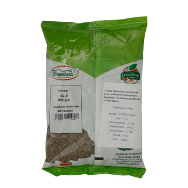 Hartweizen Boustan | Freekeh | Grillé et concassé | 800 g