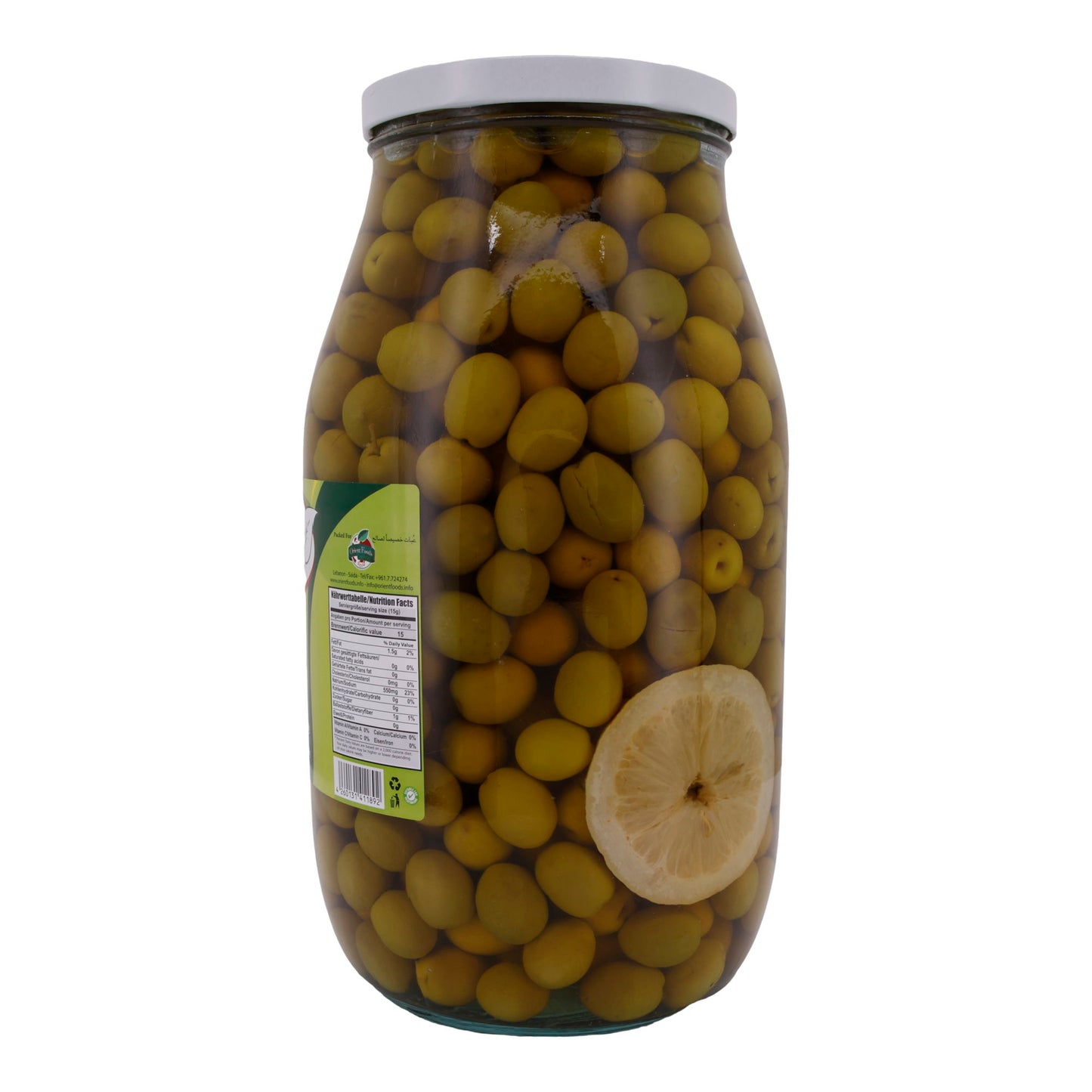 Groene Olijven Boustan | Olijven | in pekel | 2750 g