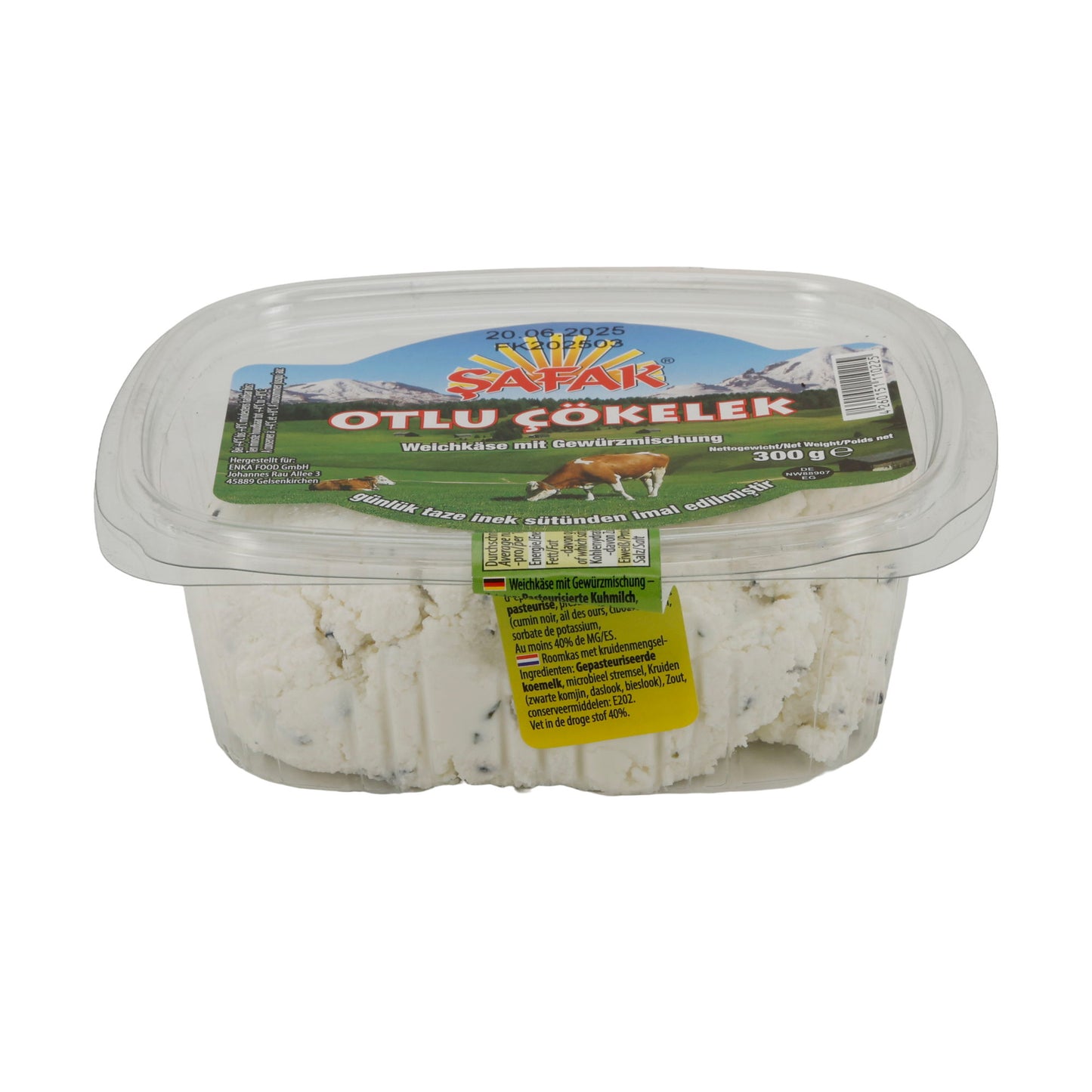 Cheese Safak Herb Çökelek | Turkish Soft Cheese | With Spice Mix | 300 g