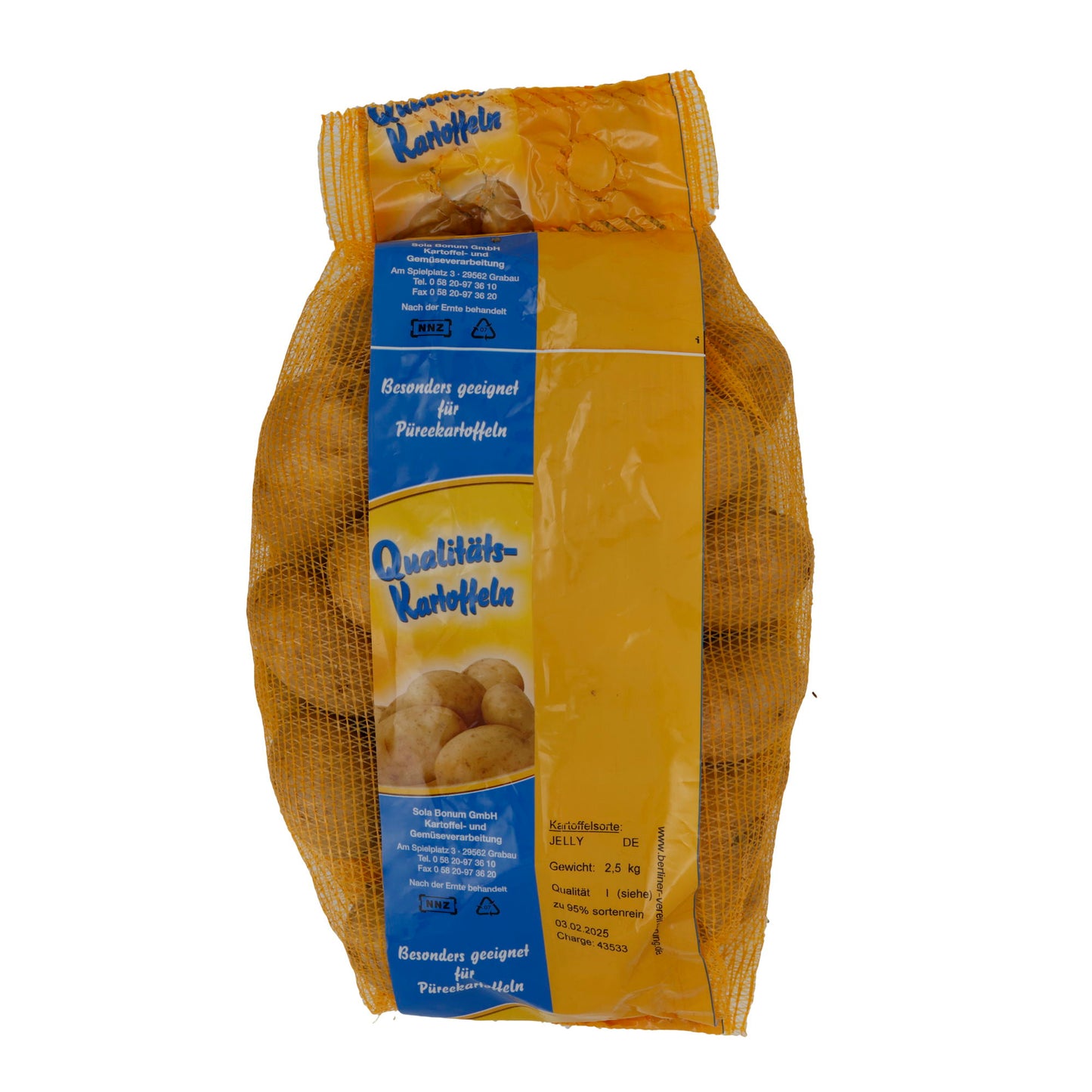 Pommes de terre Pommes de terre de qualité | Chair farineuse | De la Lüneburger Heide | 2,5 kg