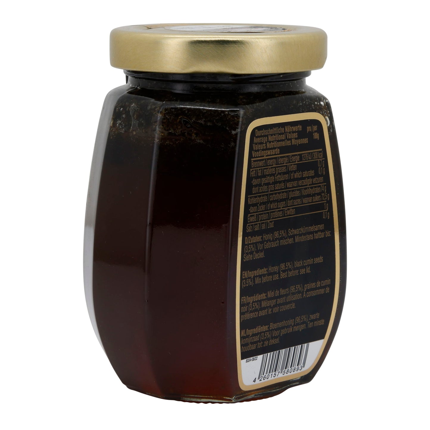 Çörekotlu Bal Buram | Miele | Miele con semi di cumino nero | Barattolo da 250 g