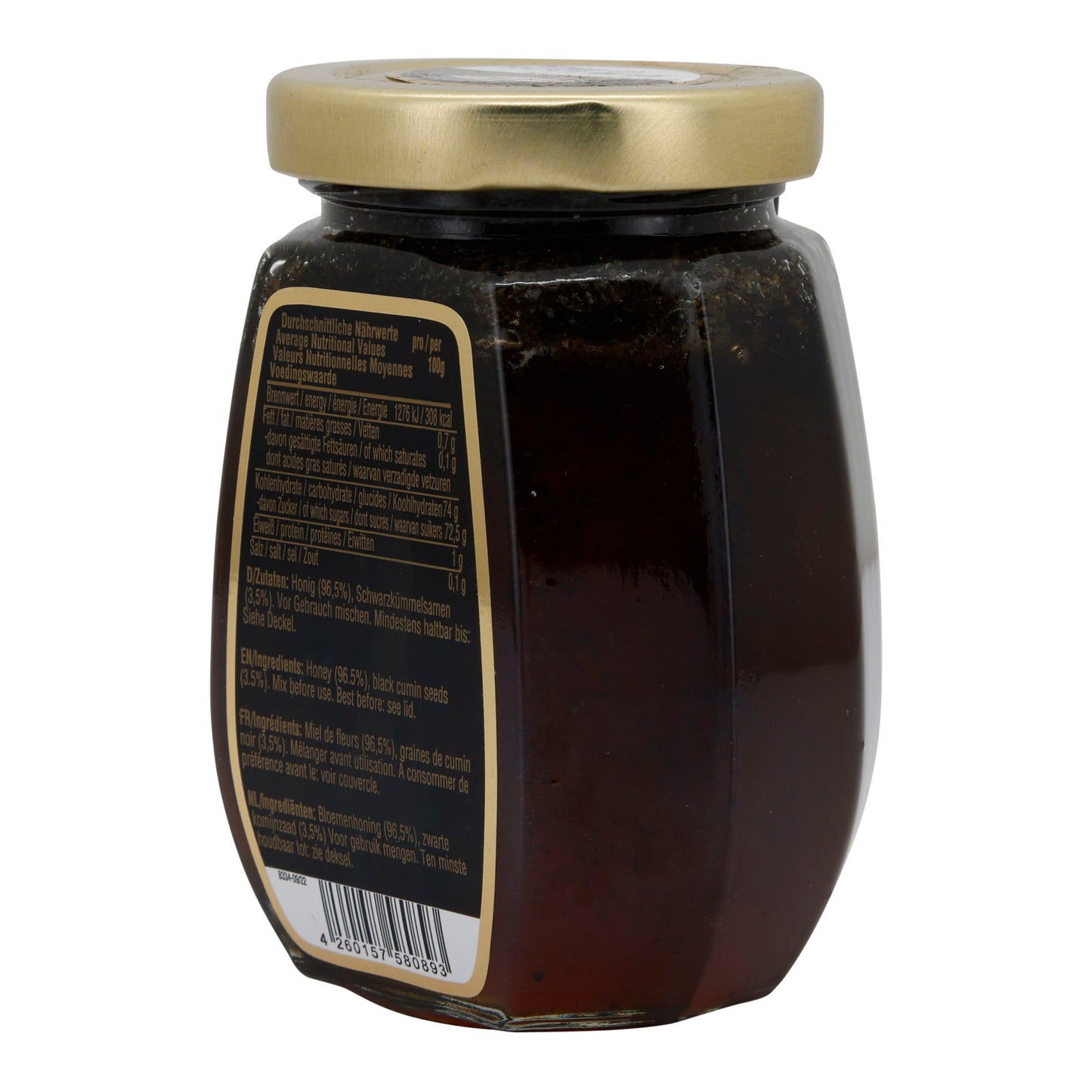 Çörekotlu Bal Buram | Miele | Miele con semi di cumino nero | Barattolo da 250 g