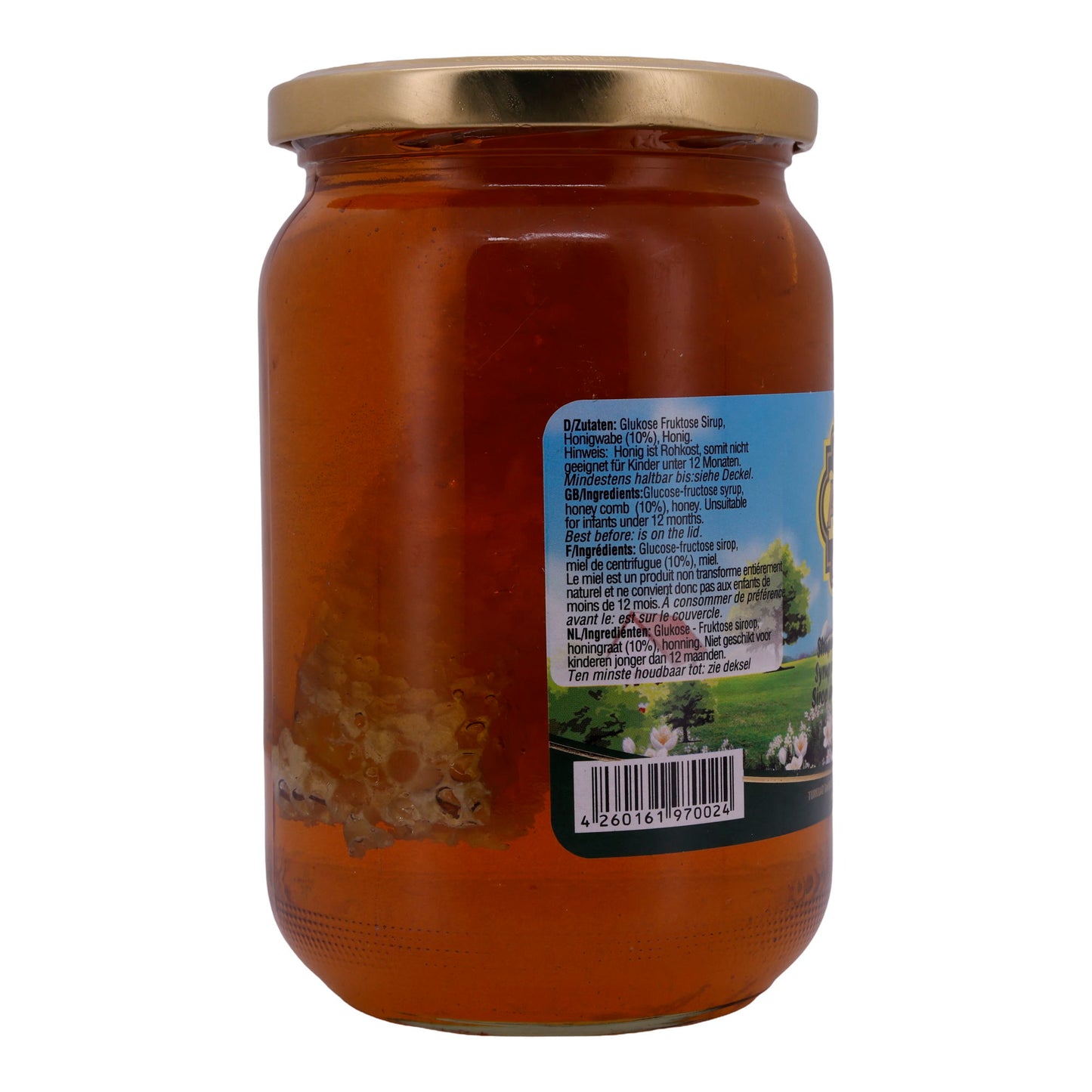 Honig Sirup ASBAL | Siroop | Met honingraatstuk | 950 g