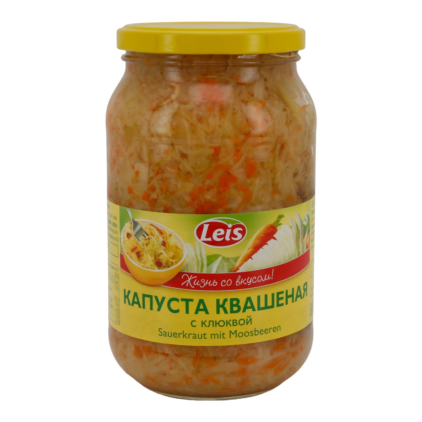 Zuurkool Leis | Zuurkool | met veenbessen/Kluekwoy | 880 g