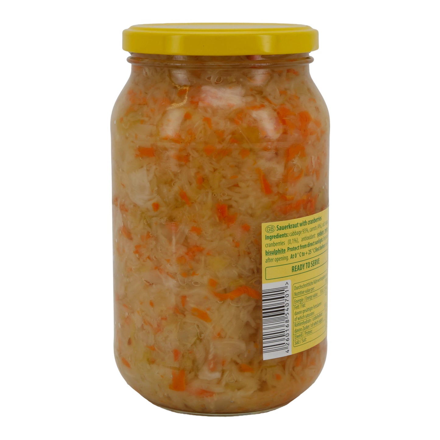 Zuurkool Leis | Zuurkool | met veenbessen/Kluekwoy | 880 g