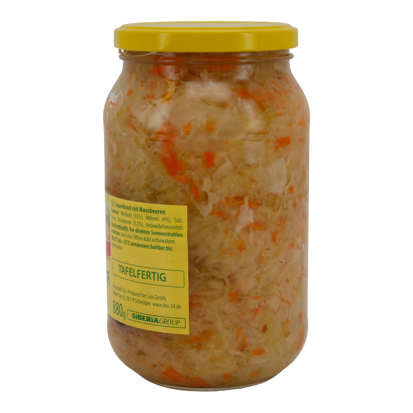 Zuurkool Leis | Zuurkool | met veenbessen/Kluekwoy | 880 g