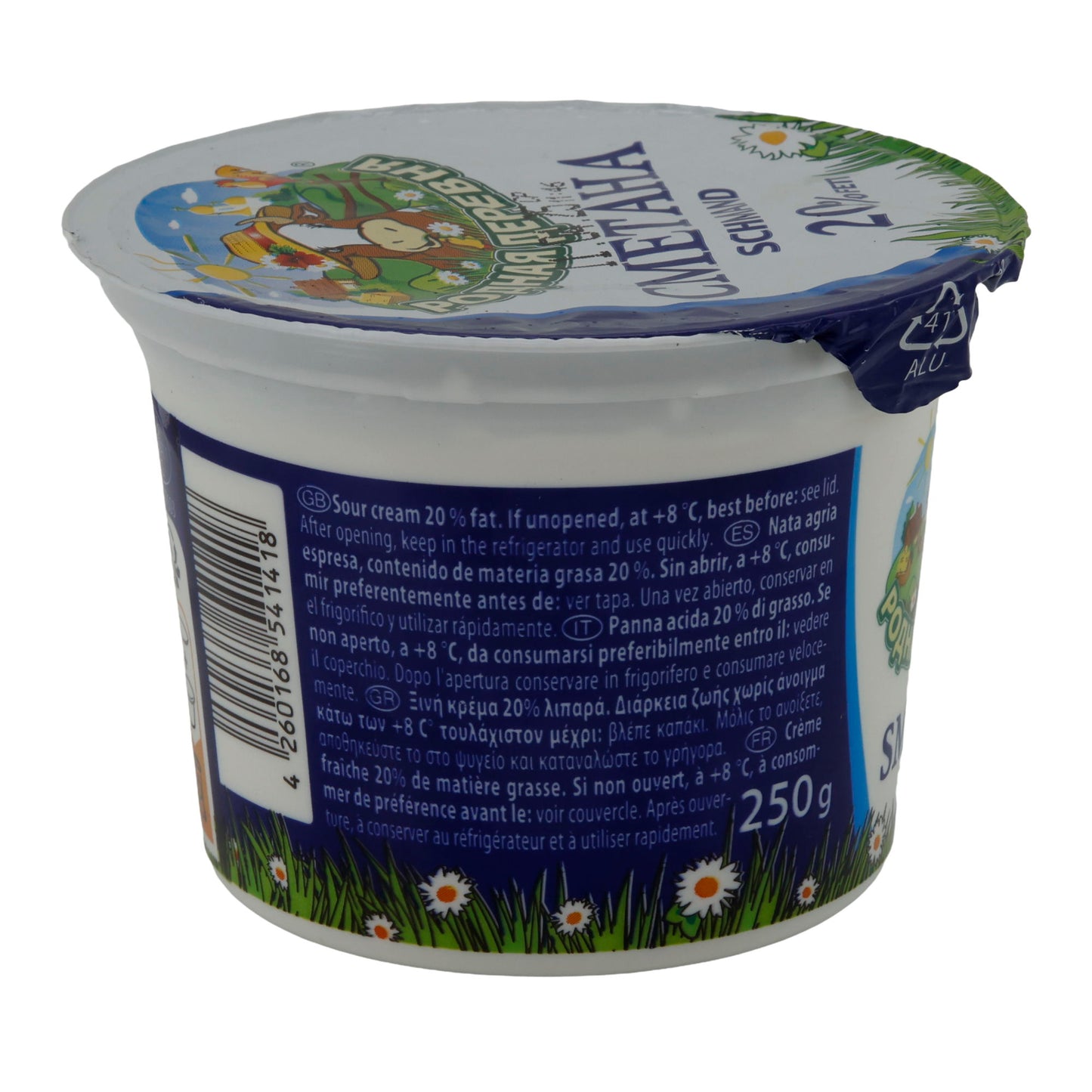 Sauerrahm Smetana Schmand | Sauerrahm | Cremoso per cucina dell'Europa orientale | 250 g