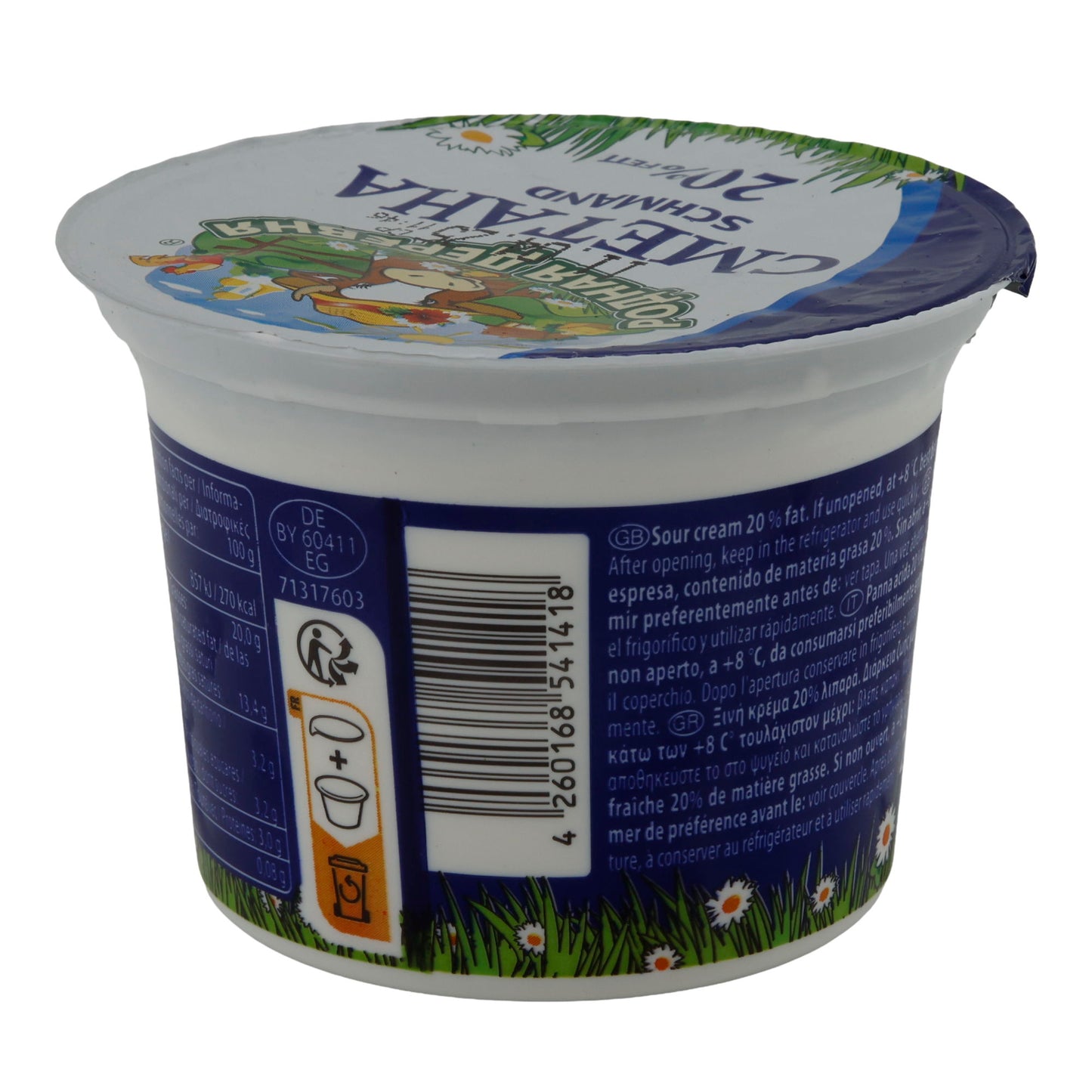Sauerrahm Smetana Schmand | Sauerrahm | Cremoso per cucina dell'Europa orientale | 250 g