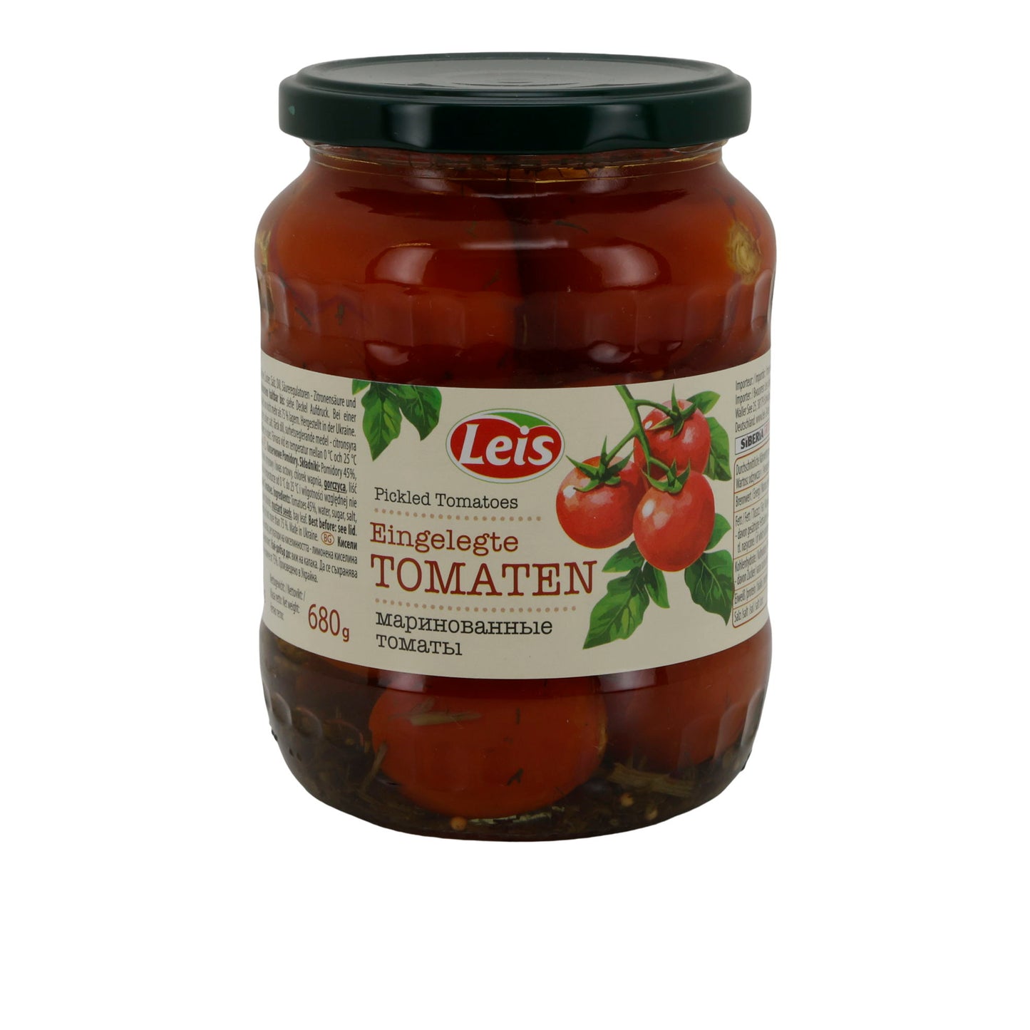 Leis | Eingelegte Tomaten | in Aufguss mit Dill & Gewürzen | 680 g