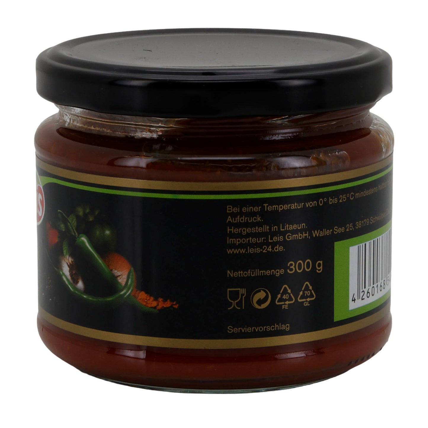 Leis Adjika | süß-scharfe Würzsauce | mit Tomaten & Knoblauch | 300 g